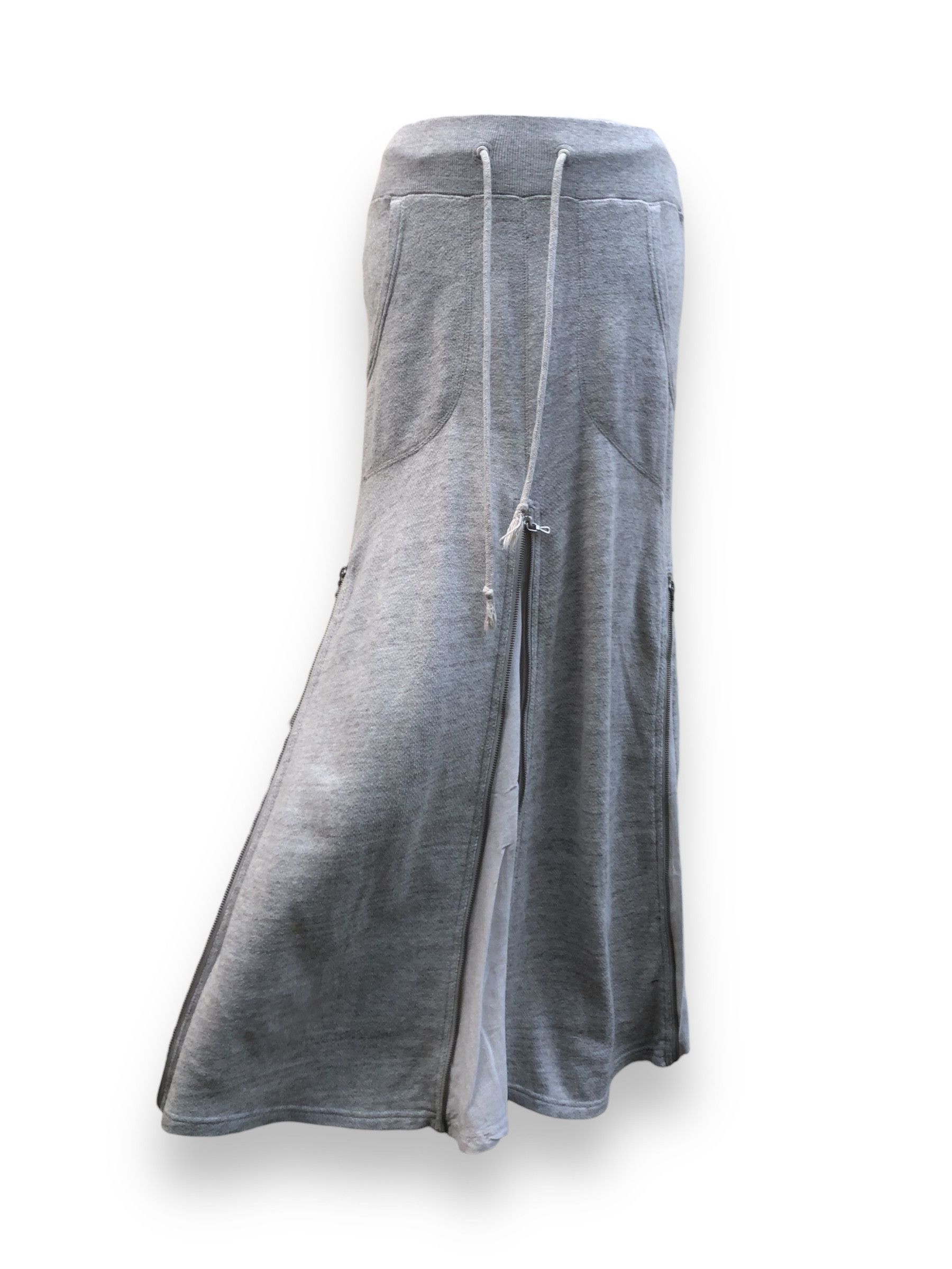 GOA G.O.A Sports Gray Parachute Maxi Sweatskirts Size 29" - 5 Thumbnail