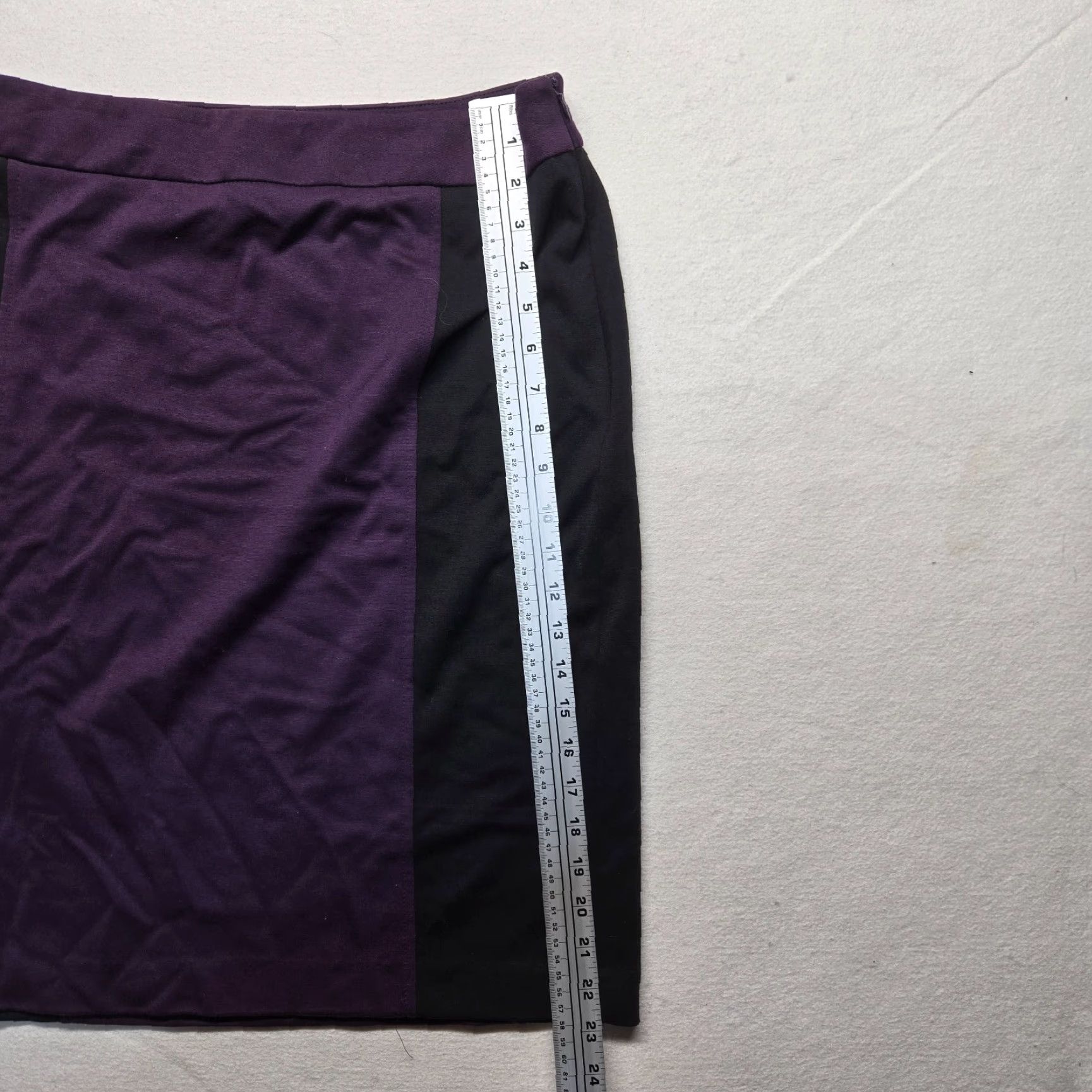 Vintage VINTAGE New Directions Women's Skirt Adult Size 12 Knee Length Purple Fashion Size 34" / US 12 / IT 48 - 5 Thumbnail