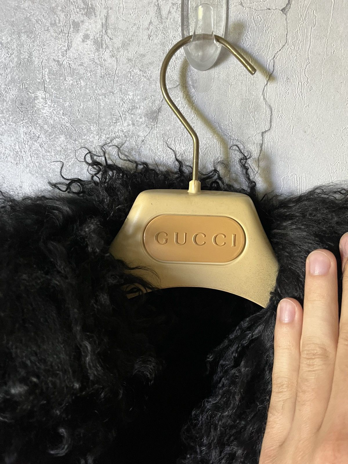 Gucci Gucci F/W 99 by Tom Ford Mongolian lamb leather fur coat Size L / US 10 / IT 46 - 9 Thumbnail