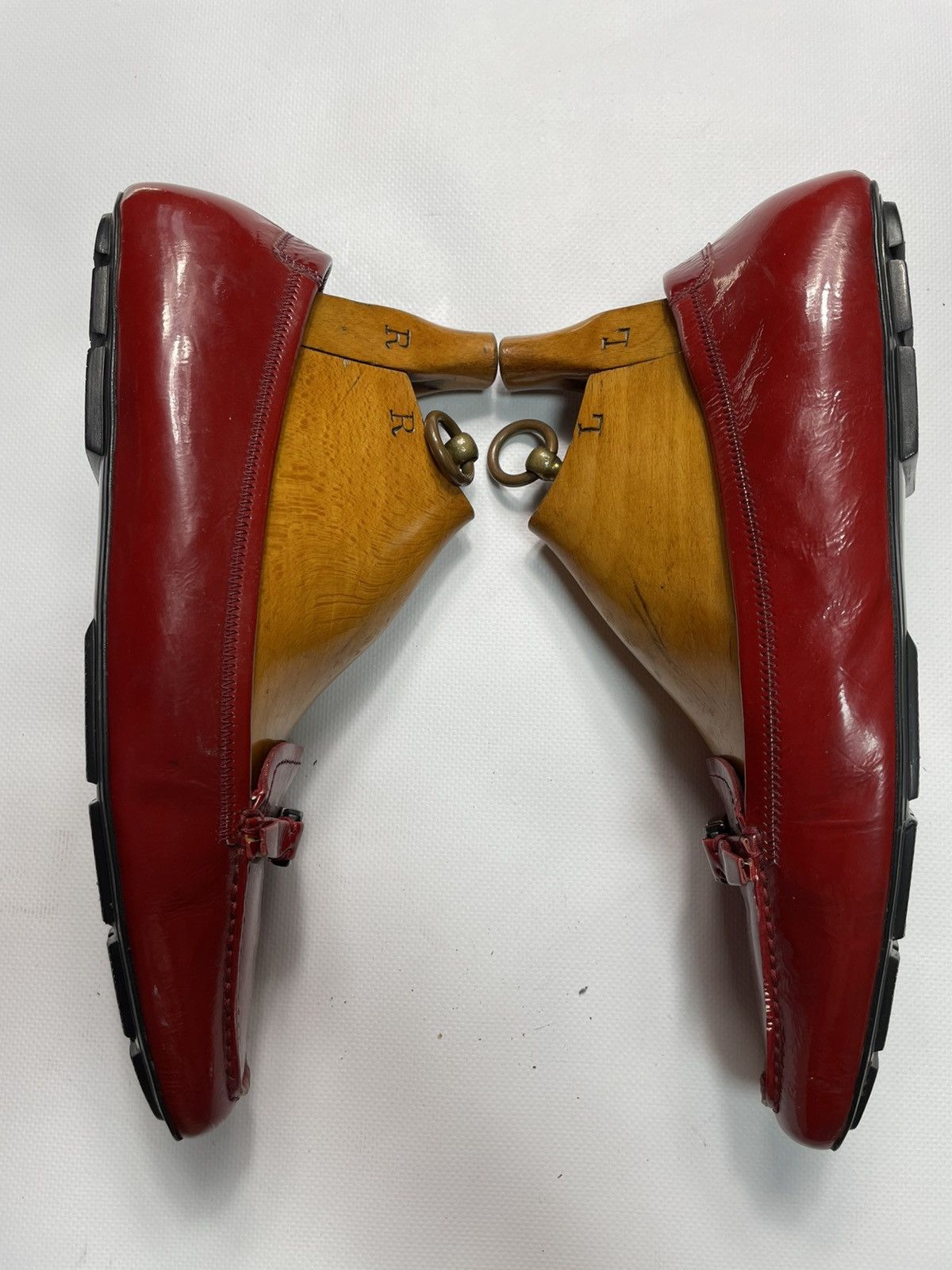 Prada Prada Vtg Y2K Archive Ballerina Flat Leather EU 40 Size US 10 / IT 40 - 3 Thumbnail