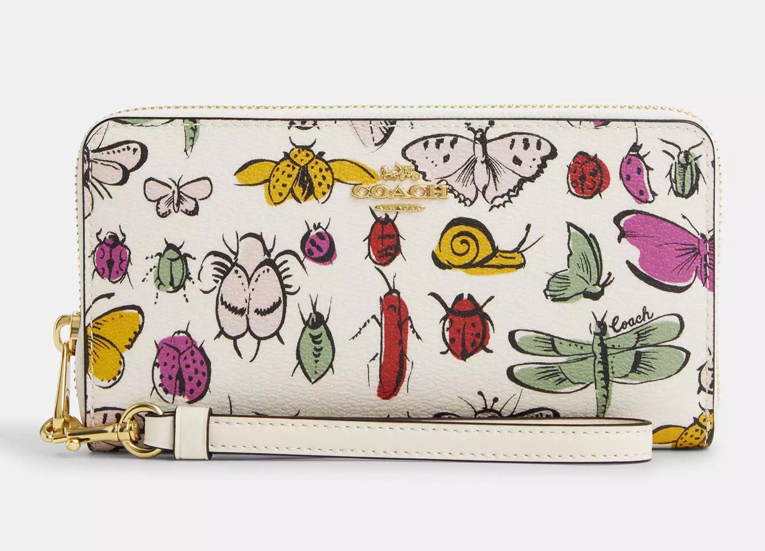 Coach Long Zip Around Wallet With Creature Print CR931 Size ONE SIZE - 7 Thumbnail