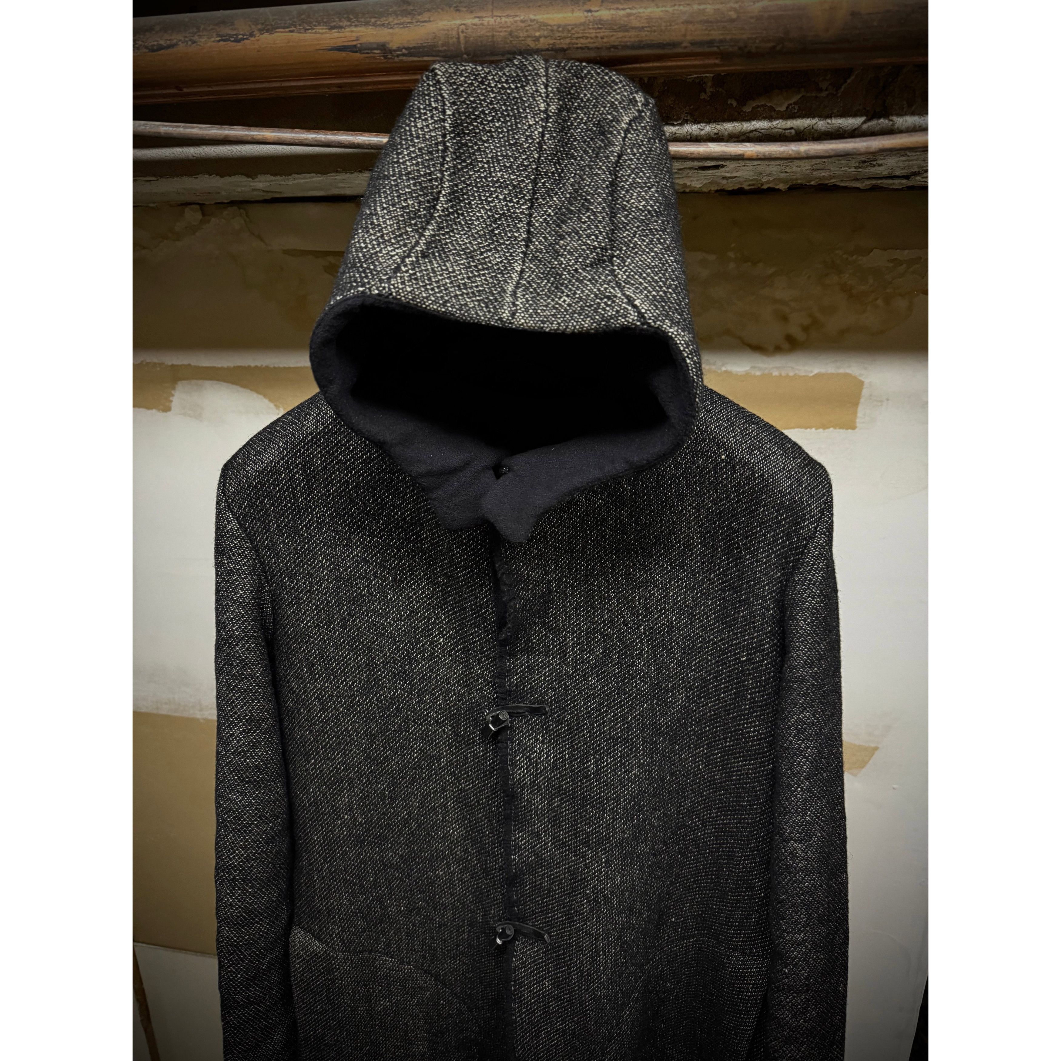 Ma+ ma+ by Maurizio Amadei Aviator Hooded Wool Tweed Duffle Coat Size US S / EU 44-46 / 1 - 7 Thumbnail