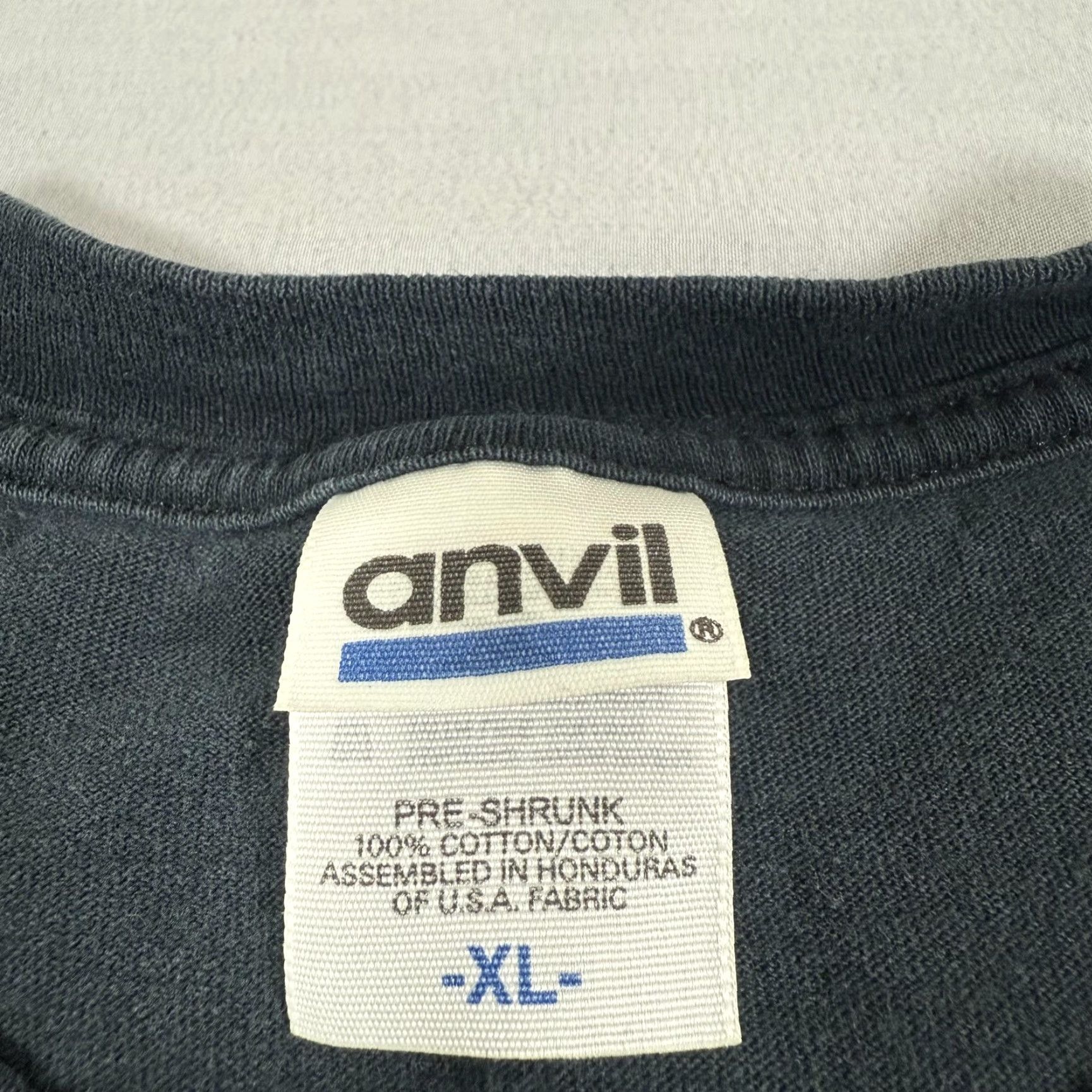 Anvil VINTAGE Metallica Shirt Mens XL Black 2004 St. Anger Tour Logo Graphic Print Rock Band T-Shirt Size US XL / EU 56 / 4 - 7 Thumbnail
