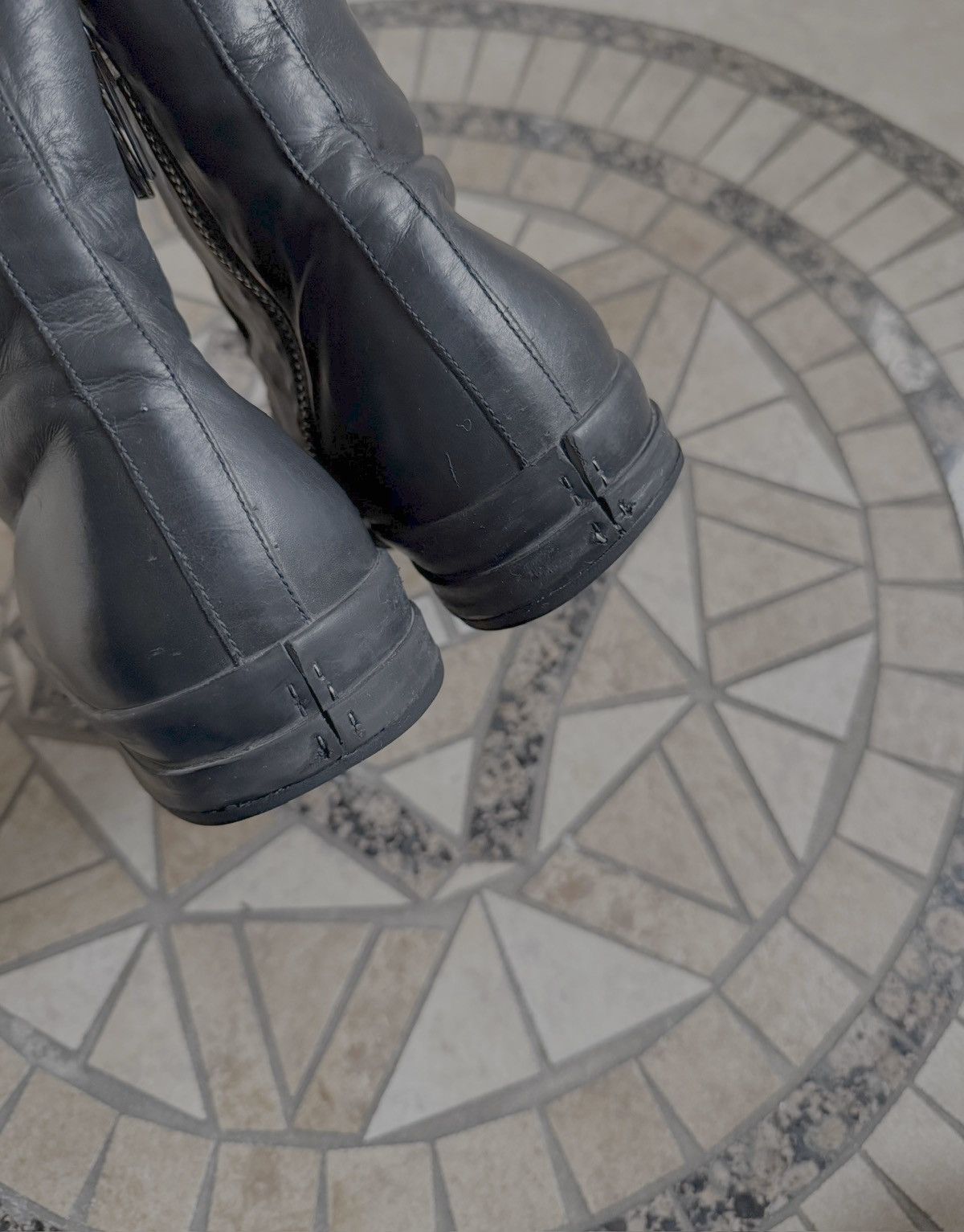 Rick Owens SS09 “Crust” Leather Staple Ramones Size US 10 / EU 43 - 7 Thumbnail