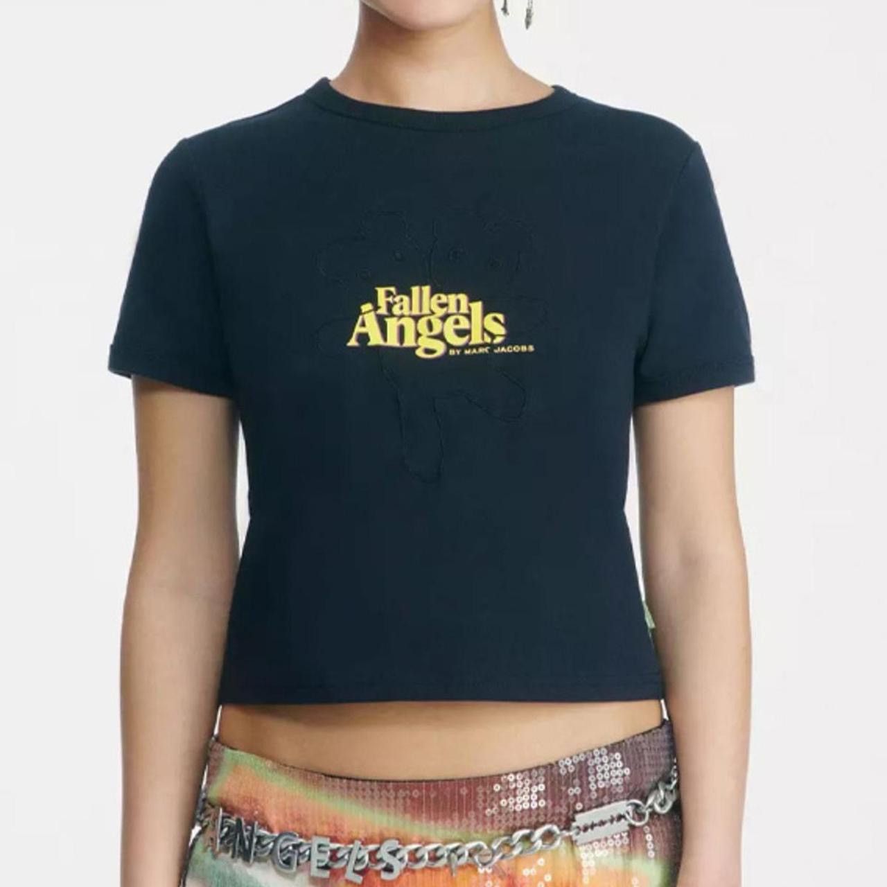 Heaven by Marc Jacobs heaven by marc jacobs fallen angels crop top baby tee Size S / US 4 / IT 40 - 2 Thumbnail