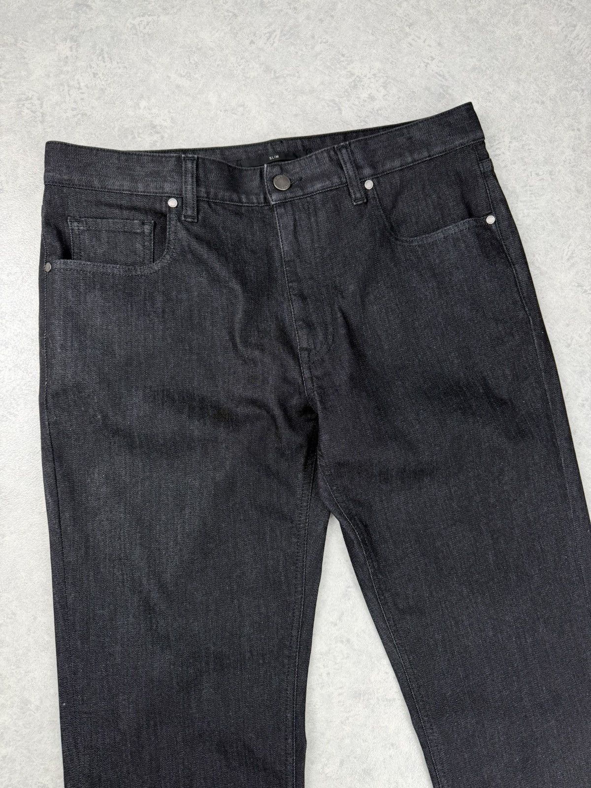 Z Zegna Z Zegna Black Denim Jeans Classic Fit W34 Size US 34 / EU 50 - 3 Thumbnail