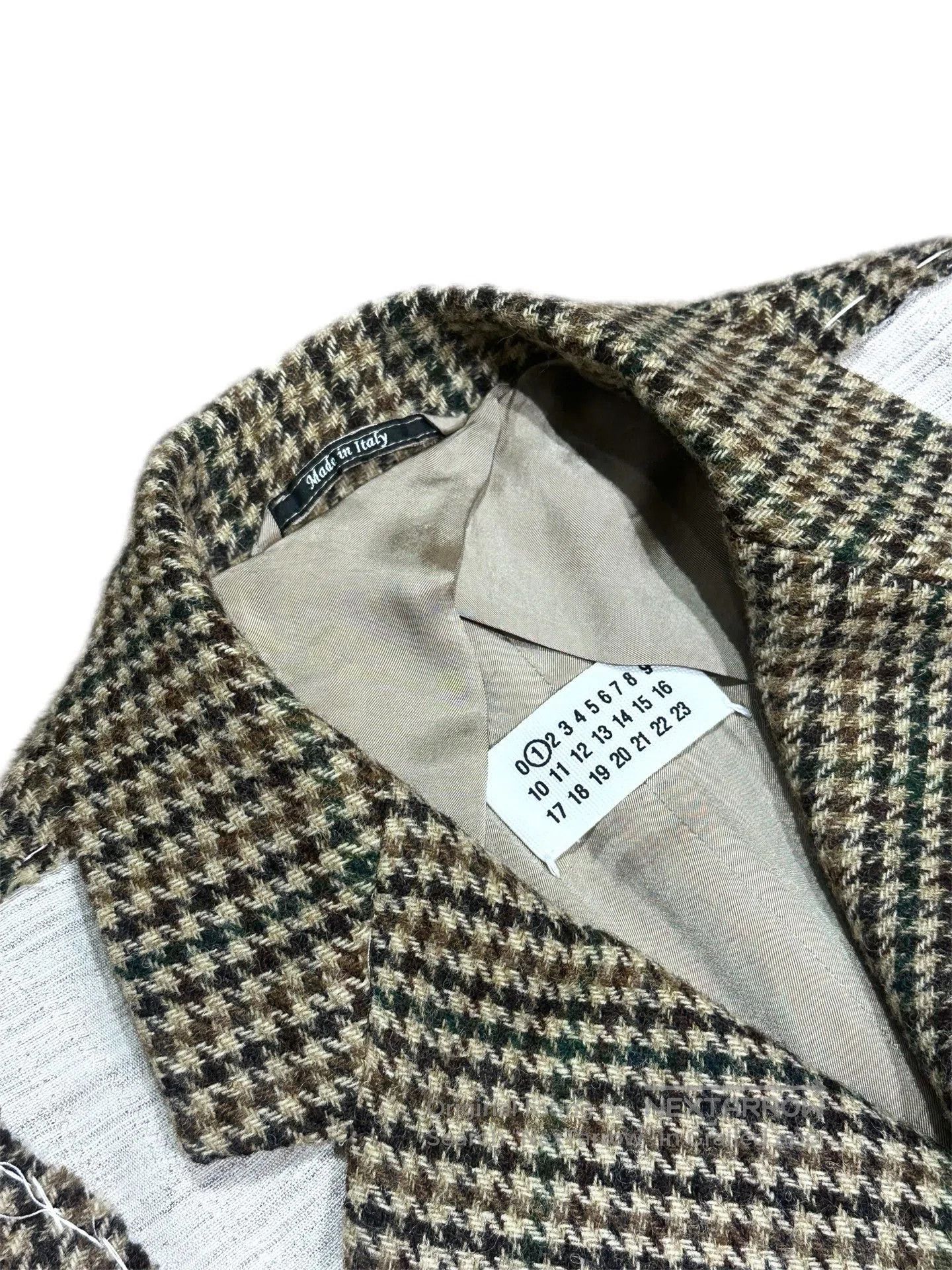 John Galliano Maison Margiela Patchwork Deconstructed Coat. Size US XXS / EU 40 - 4 Thumbnail