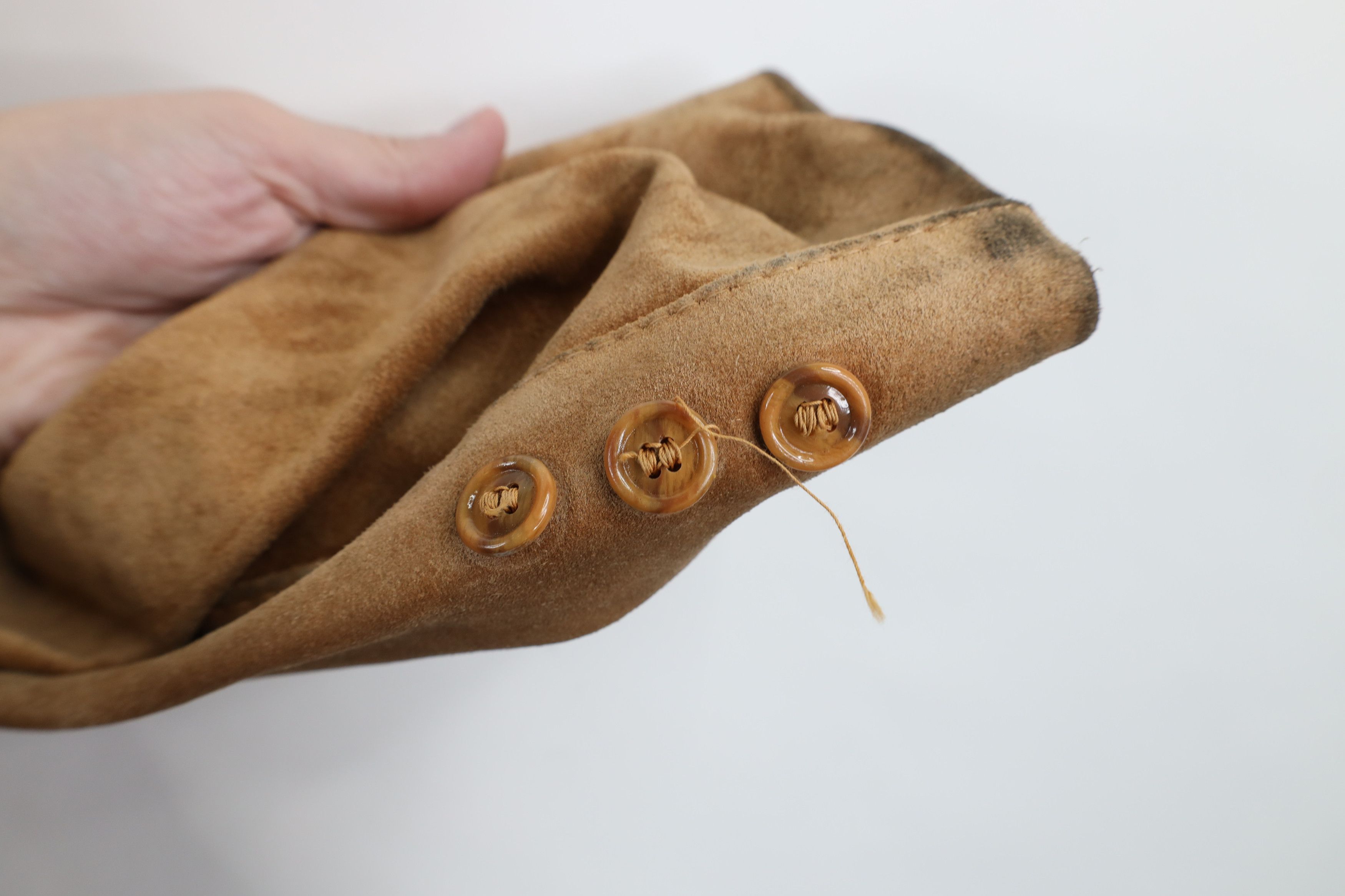 Vintage Vintage 70s 80s Streetwear Suede Leather Blazer Jacket Brown Size L / US 10 / IT 46 - 5 Thumbnail