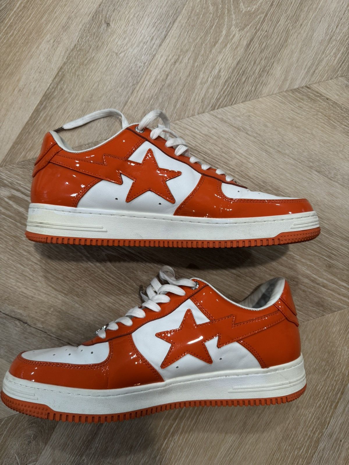 Bape Bapestas Orange Size US 13 / EU 46 - 2 Thumbnail