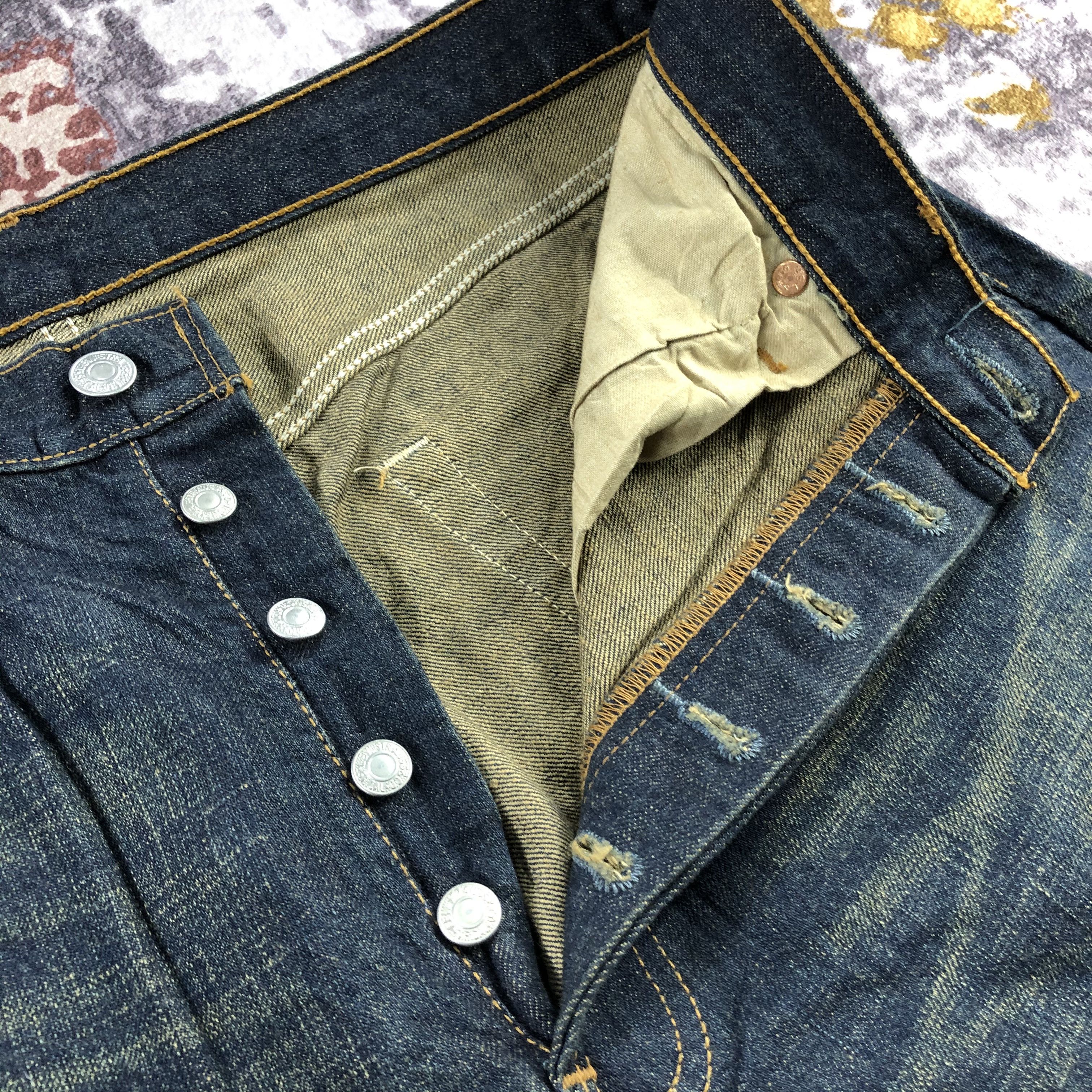 Levi's × Vintage 90s Vintage Faded Black Levis 501 Jeans-JM3059 Size US 34 / EU 50 - 8 Thumbnail