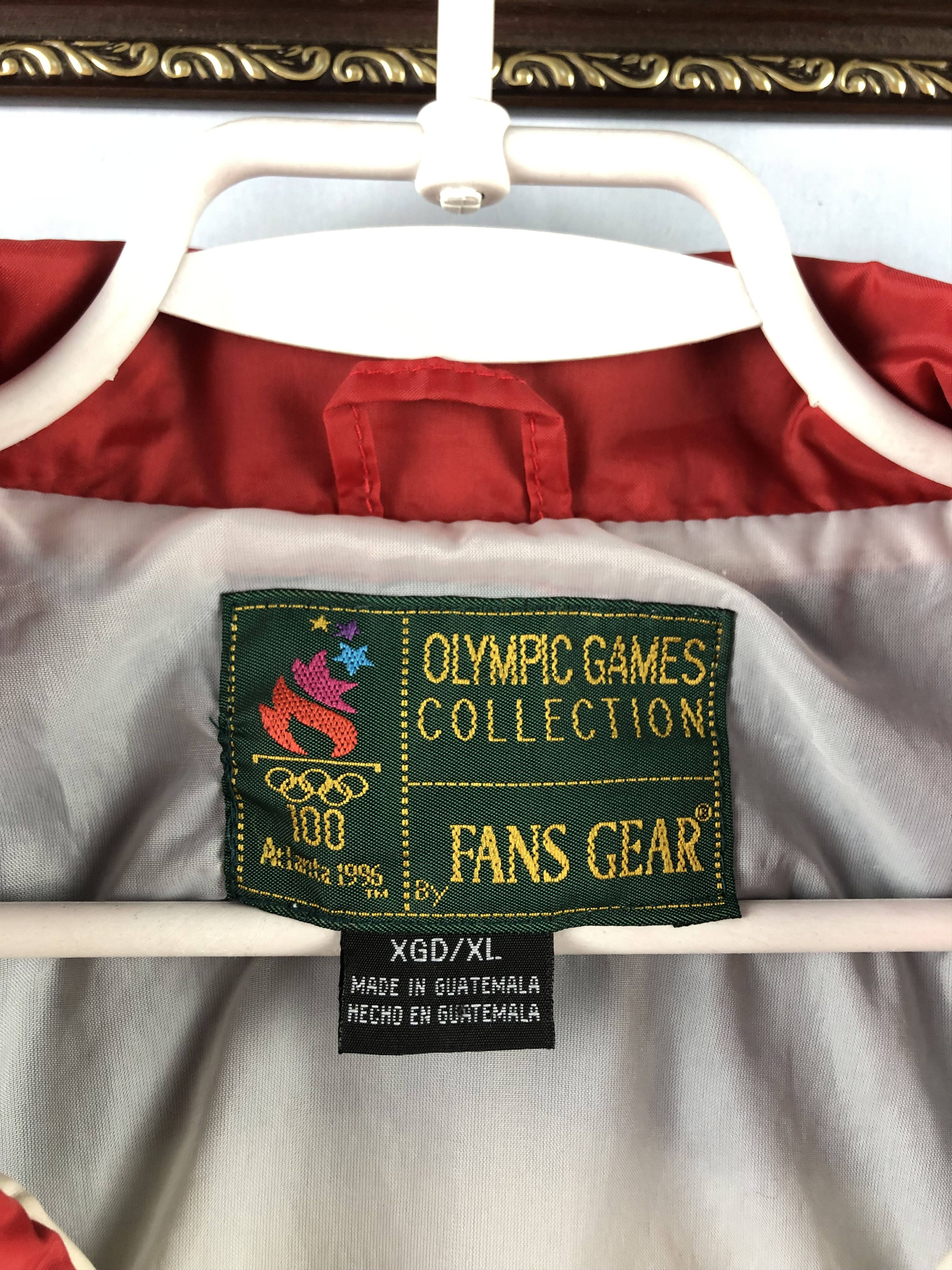 Vintage Vintage Atlanta 1996 USA Olympics Windbreaker Jacket Track Size US XL / EU 56 / 4 - 12 Thumbnail