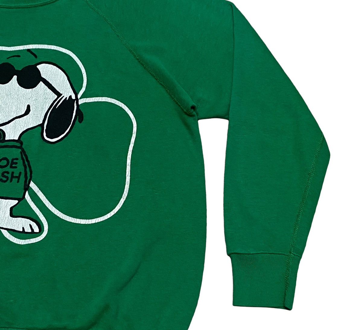 Peanuts × Vintage Vintage Peanut Snoopy Joe Irish Sweatshirt 1990a Size US L / EU 52-54 / 3 - 4 Thumbnail