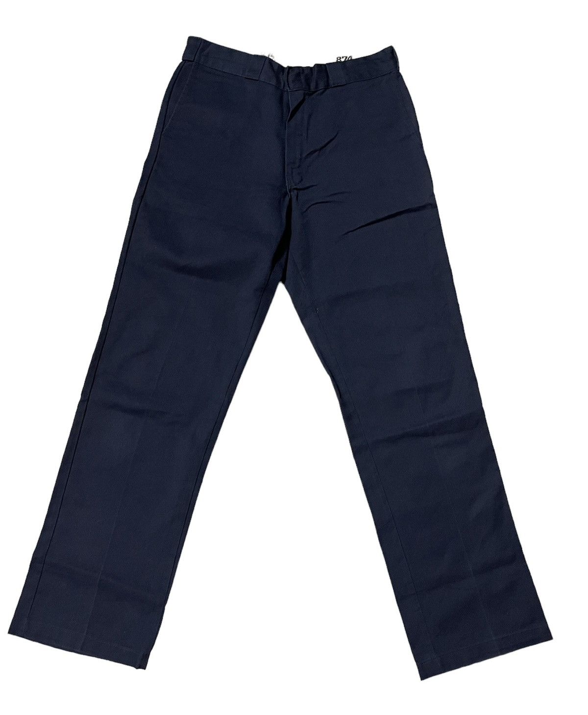 Dickies Dickies Slack Pants Navy Size US 34 / EU 50 - 1 Thumbnail