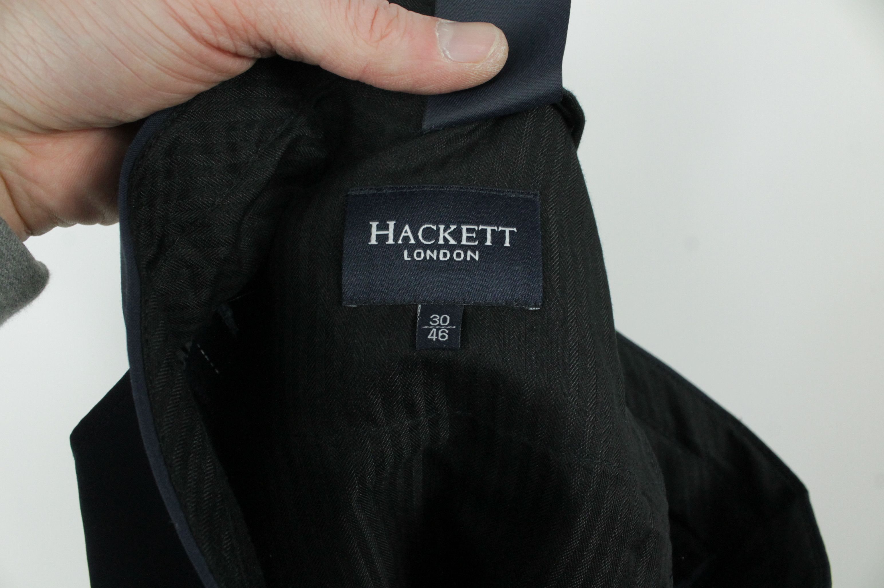 Hackett Hackett London Stretch Plain Weave Wool Formal Suit Men's Size 36R - 16 Thumbnail