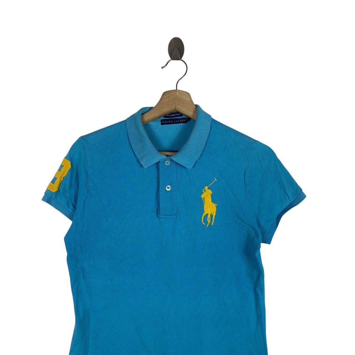 Polo Ralph Lauren Vintage POLO RALPH LAUREN Pony Skinny Fit Tee Shirt Top Size L / US 10 / IT 46 - 2 Thumbnail
