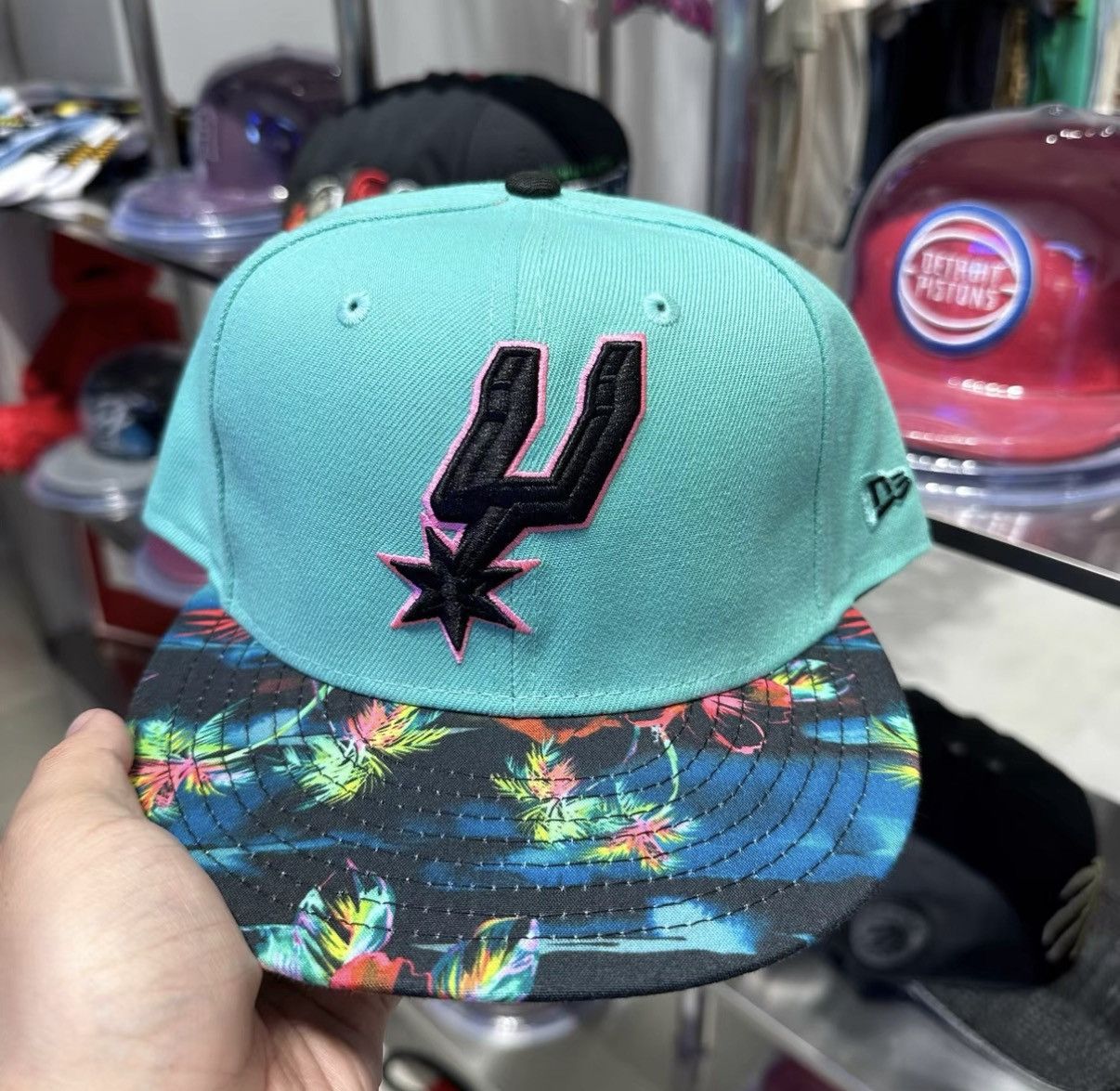 New Era New Era NBA San Antonio Spurs Flat Brim Baseball Cap J32 Size ONE SIZE - 1 Thumbnail