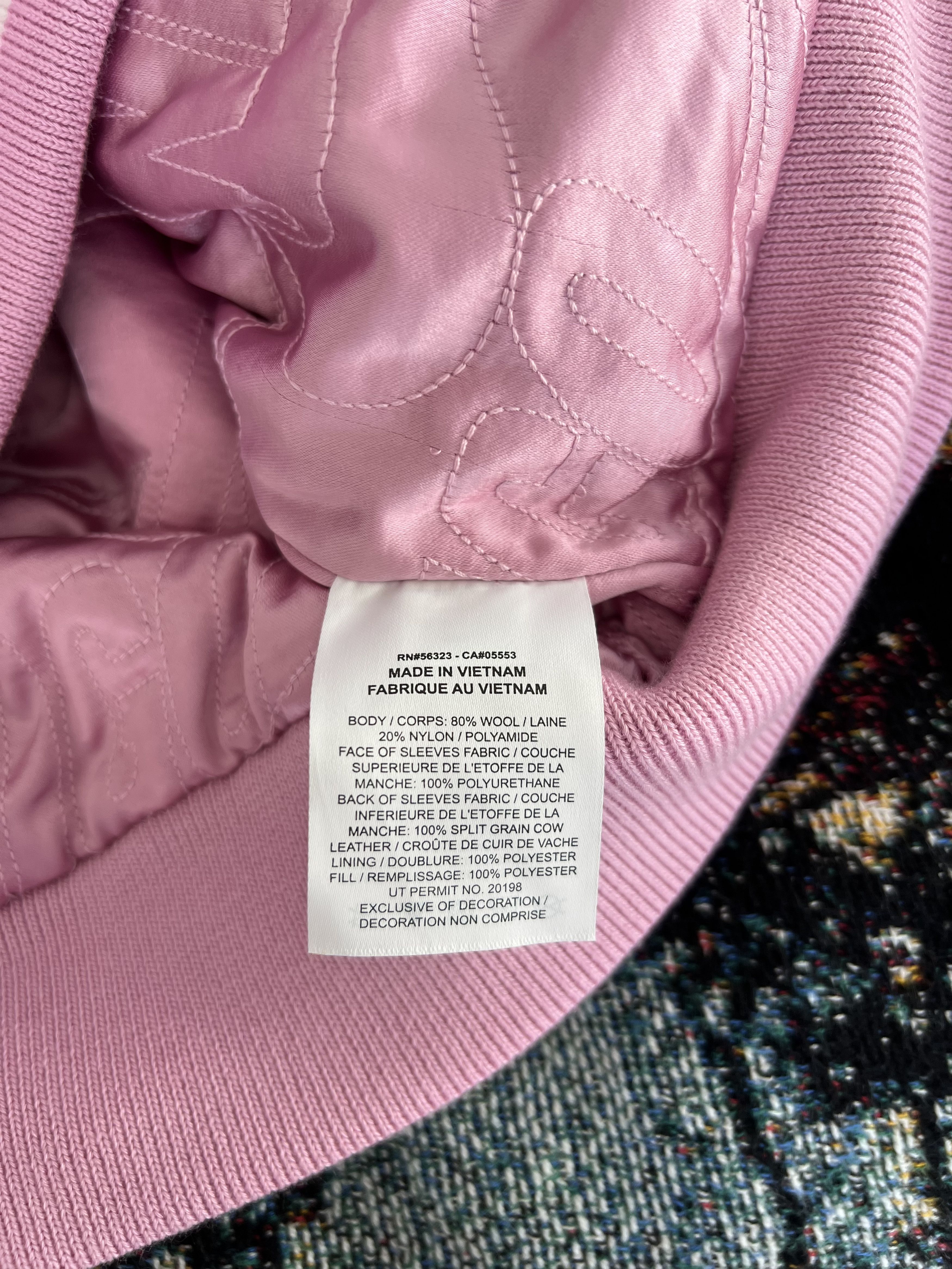 Nigo × Nike Nike Nigo Varsity Jacket in Pink Size US L / EU 52-54 / 3 - 9 Thumbnail