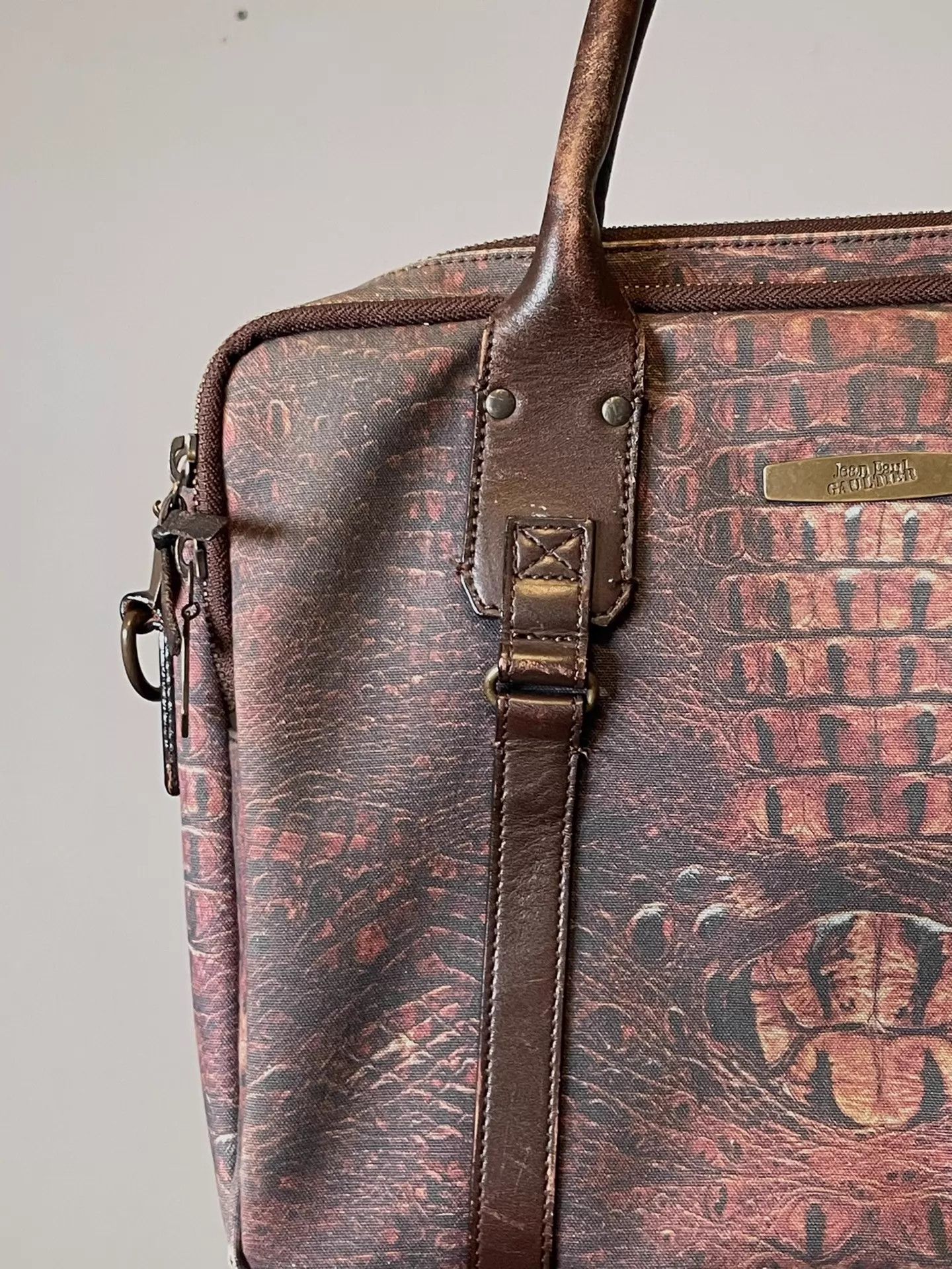 Jean Paul Gaultier Jean Paul Gaultier 90s Dragon Print Vintage Bag Size ONE SIZE - 4 Thumbnail