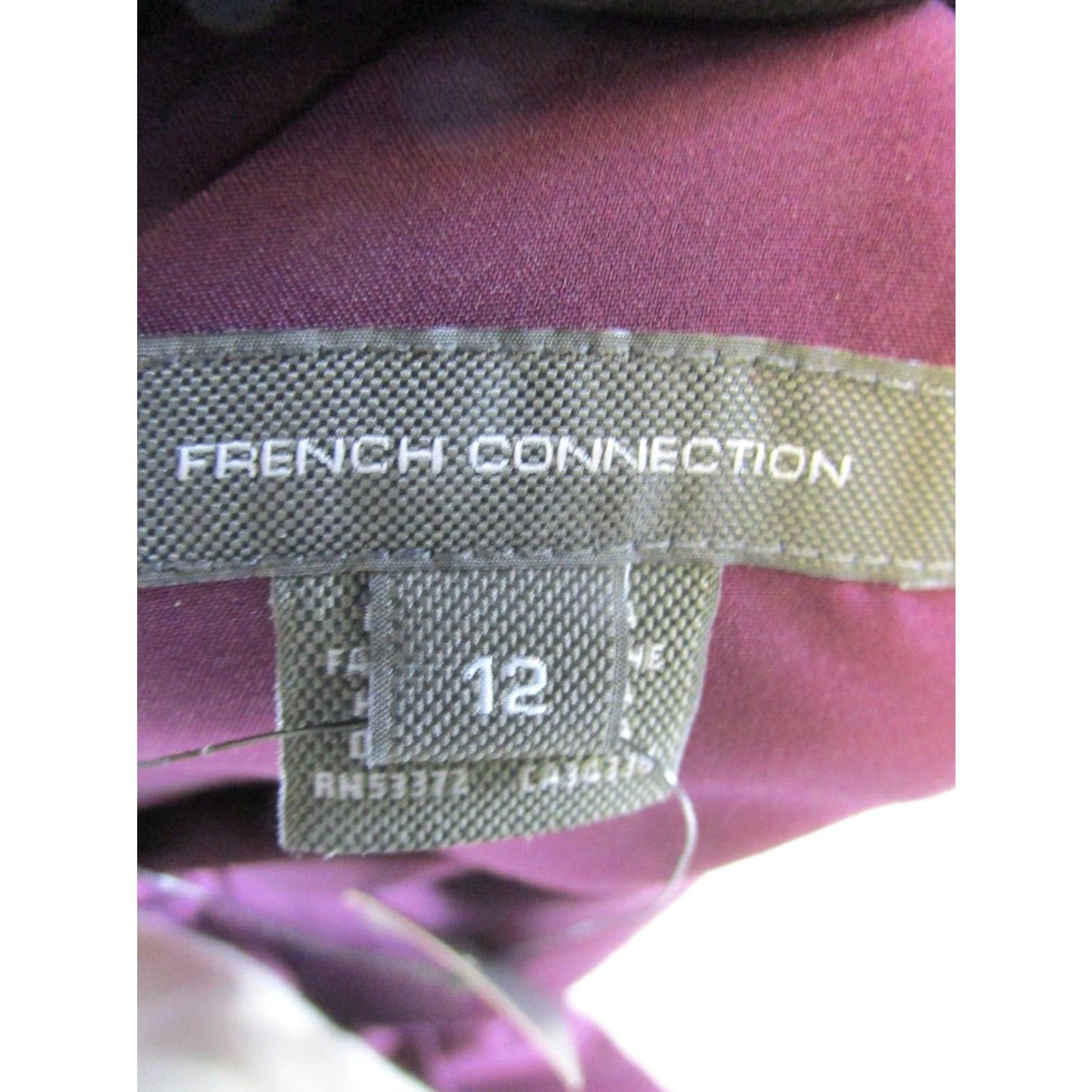 French Connection French Connection Dress Womens 12 Purple New Size XL / US 12-14 / IT 48-50 - 3 Thumbnail