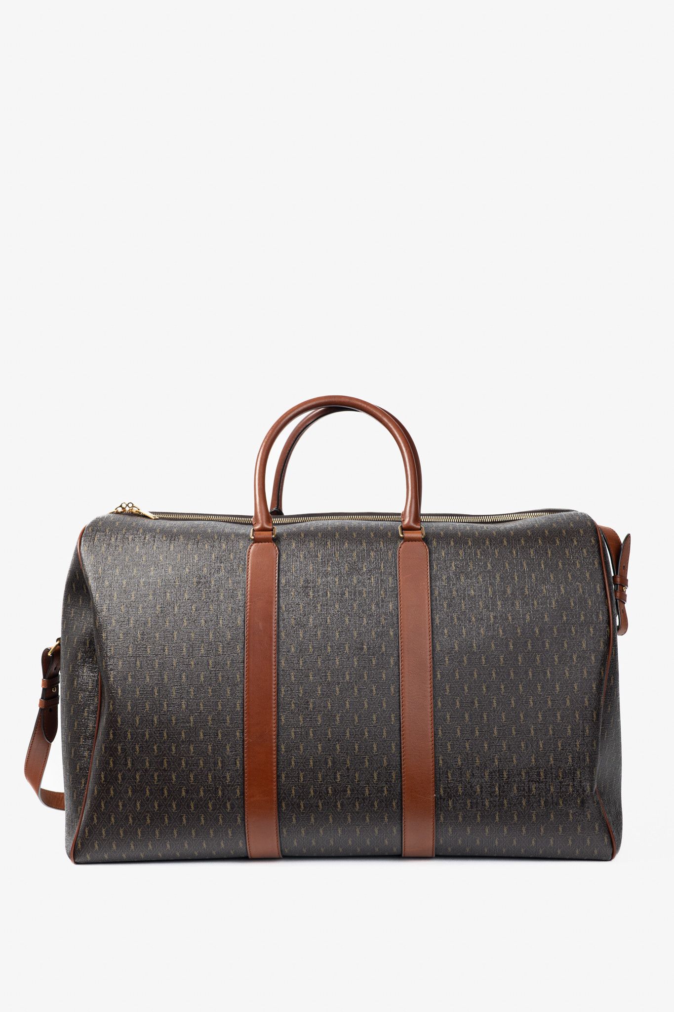 Saint Laurent Paris Saint Laurent Le Monogramme 72H Cassandre Canvas Duffle Size ONE SIZE - 4 Thumbnail