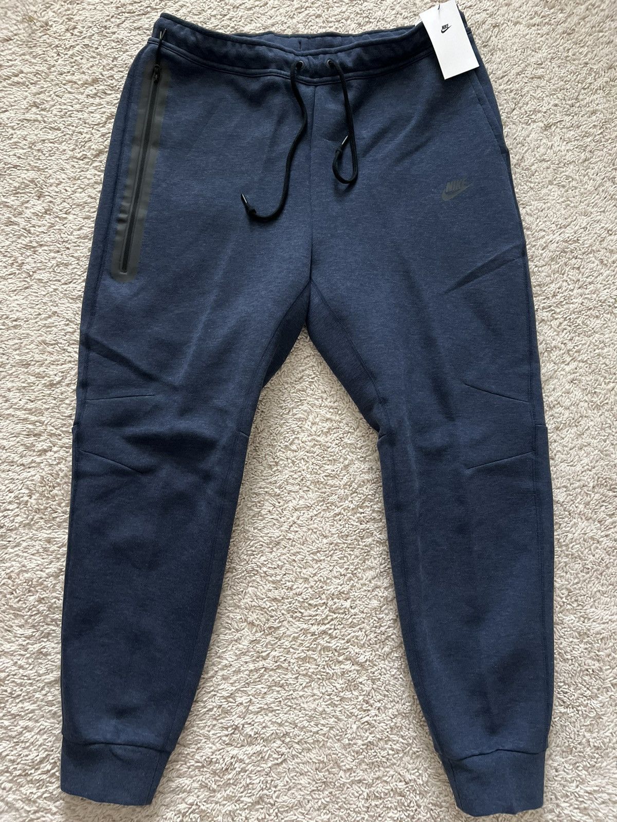 Nike Nike Sportswear Tech Fleece Joggers Dark Obsidian Size US 34 / EU 50 - 9 Thumbnail