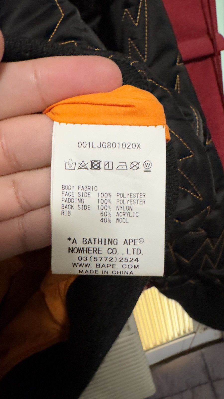 Bape A Bathing Ape Bapesta Quilted Bomber Size US L / EU 52-54 / 3 - 4 Thumbnail