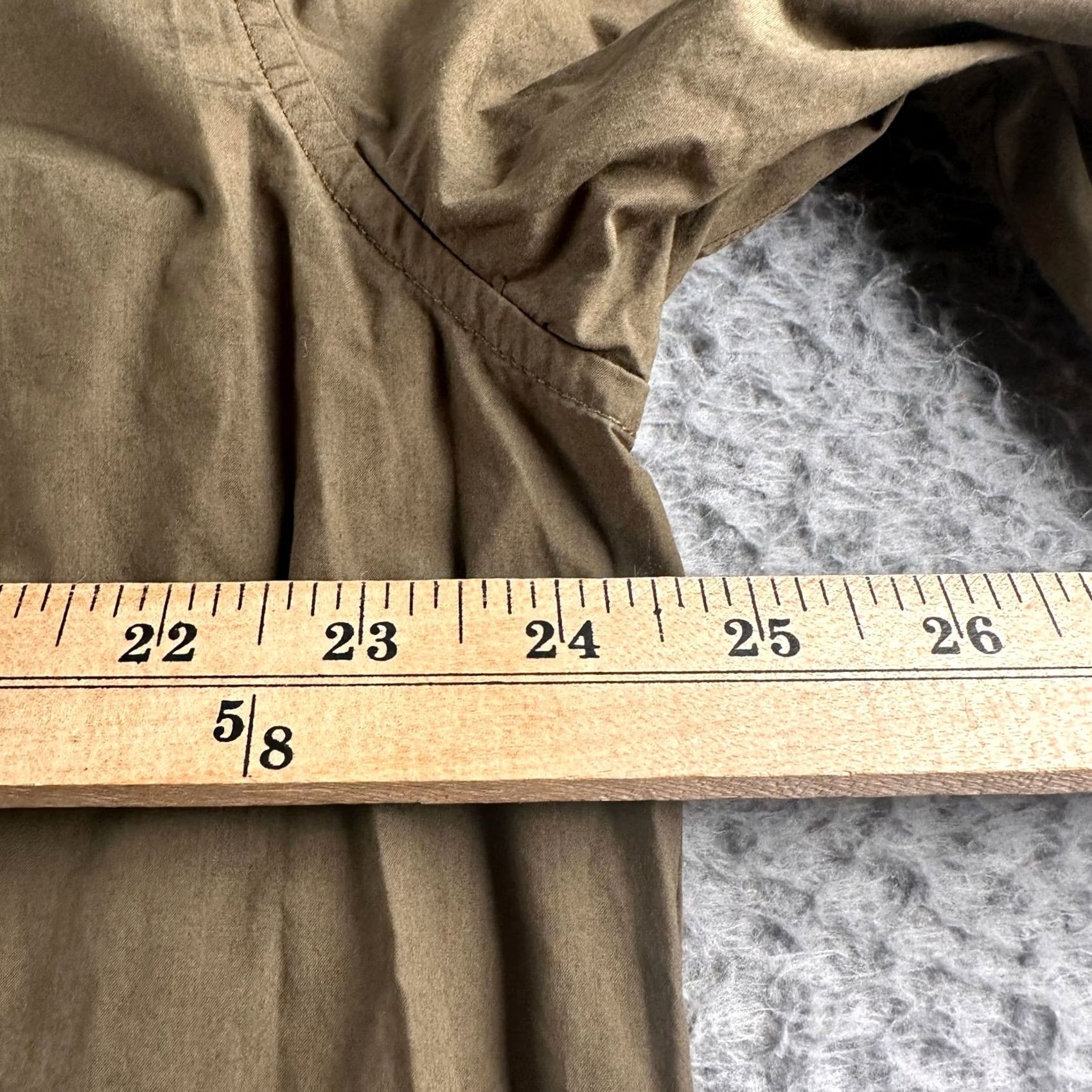 Alex Mill Alex Mill Shirt Mens L Olive Wash & Go 100% Cotton Button Up Long Sleeve Pocket Size US L / EU 52-54 / 3 - 5 Thumbnail