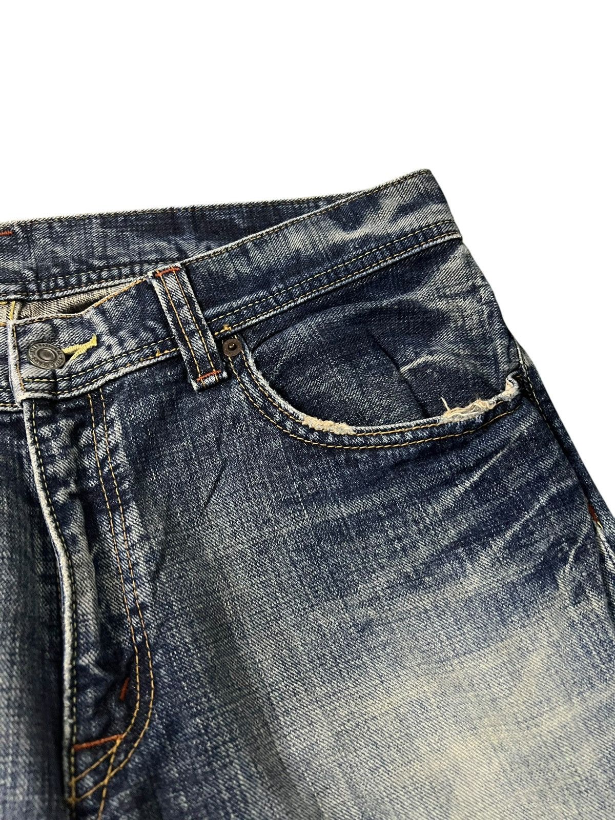 Japanese Brand Bootcut GL Heart Mud Wash Jean Size US 34 / EU 50 - 8 Thumbnail