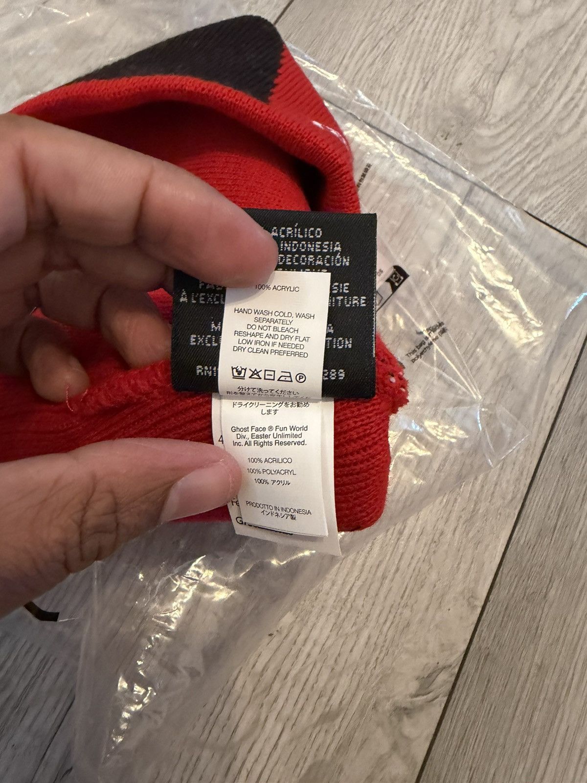 Supreme Supreme SS26 Ghostface Beanie Red Size ONE SIZE - 8 Thumbnail