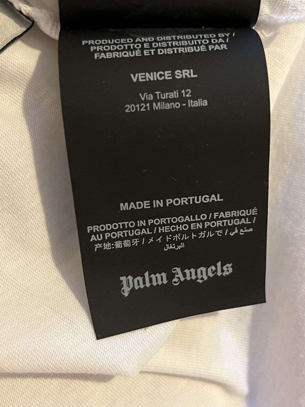 Palm Angels Palm Angels Embroidered-Logo Cotton T-Shirt Small New Size US S / EU 44-46 / 1 - 7 Thumbnail