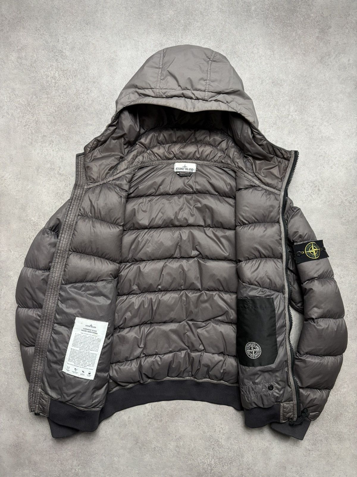 Stone Island Stone Island Garment Dyed Micro Yarn Down Jacket Casual Size US XL / EU 56 / 4 - 9 Thumbnail