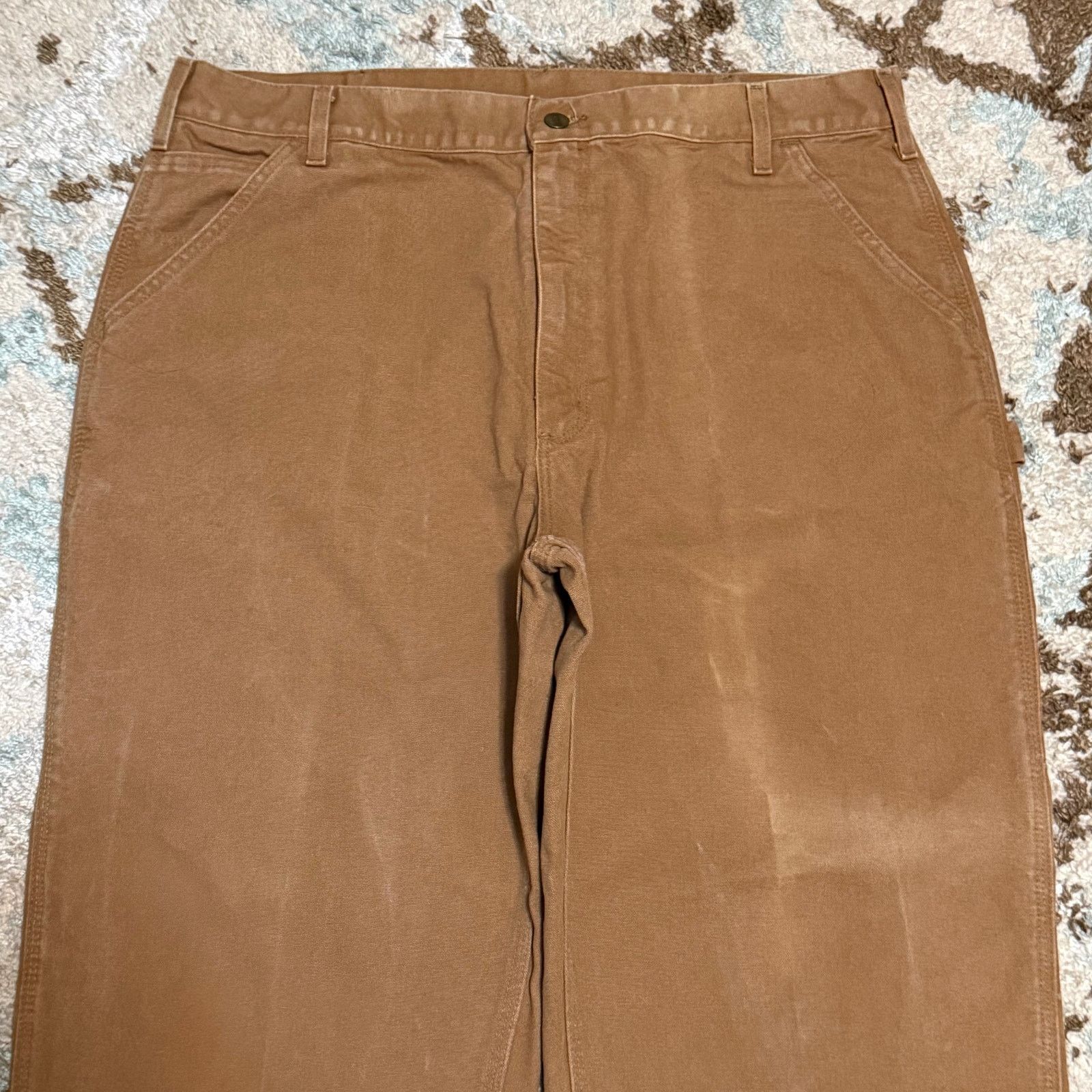Carhartt × Vintage Vintage Carhartt B11 BRN Canvas Carpenter Pants Size 40x30 Size US 40 / EU 56 - 5 Thumbnail