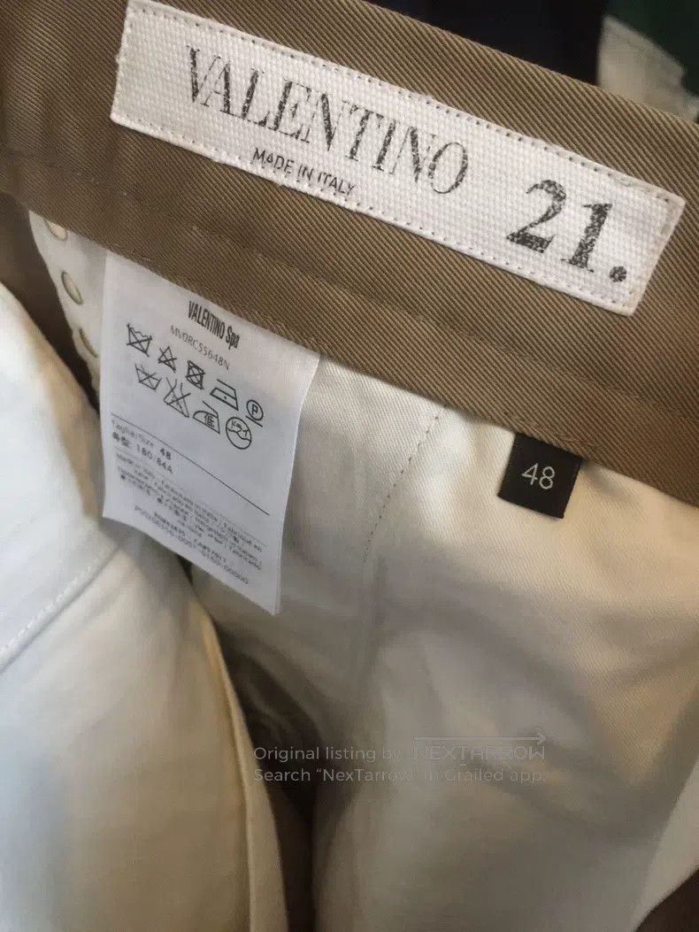 Valentino Valentino khaki pants Size US 32 / EU 48 - 7 Thumbnail