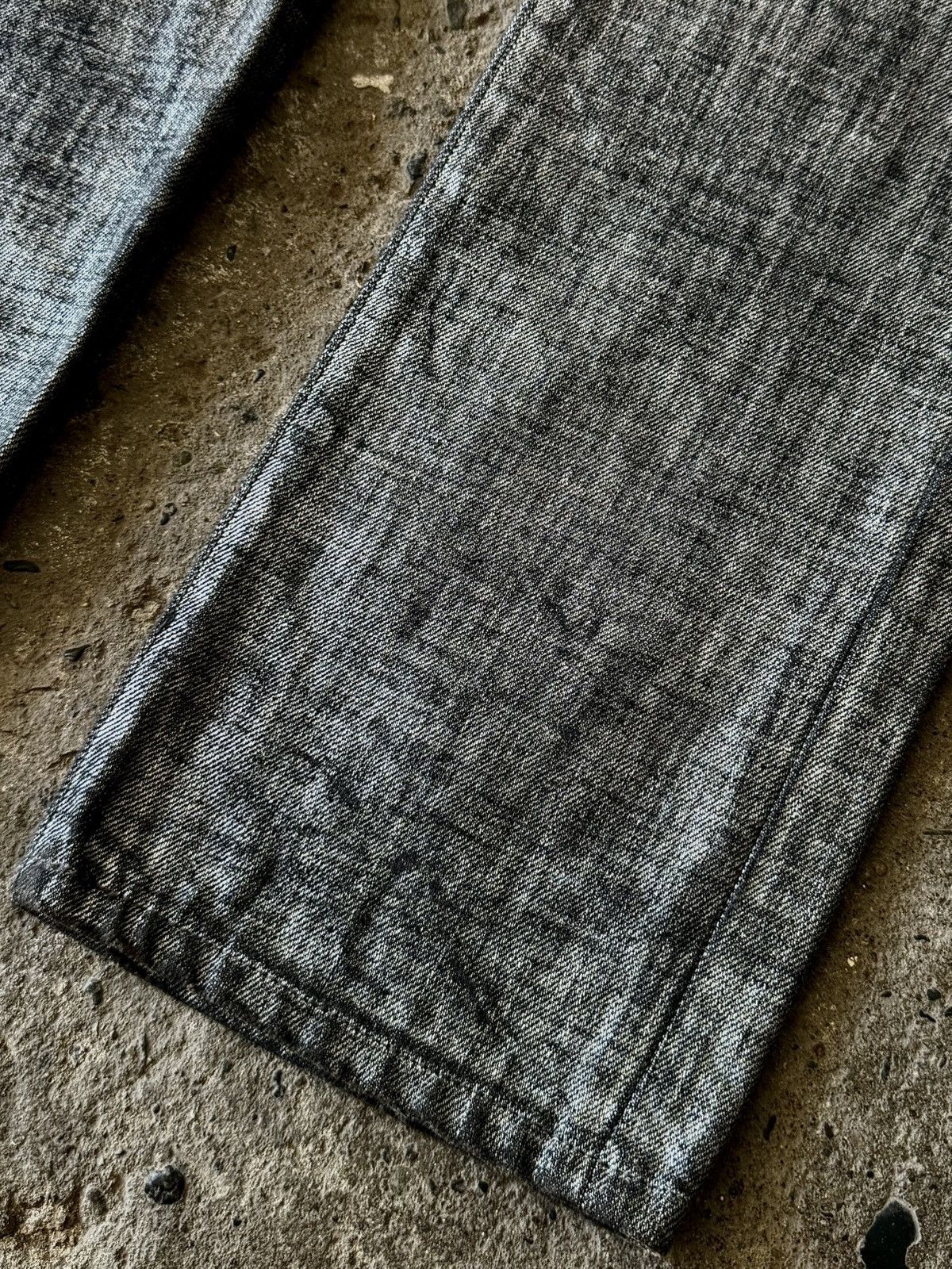 Dior Dior - Hedi Slimane - AW06 - Radioactive Silver Denim Jeans Size US 30 / EU 46 - 5 Thumbnail
