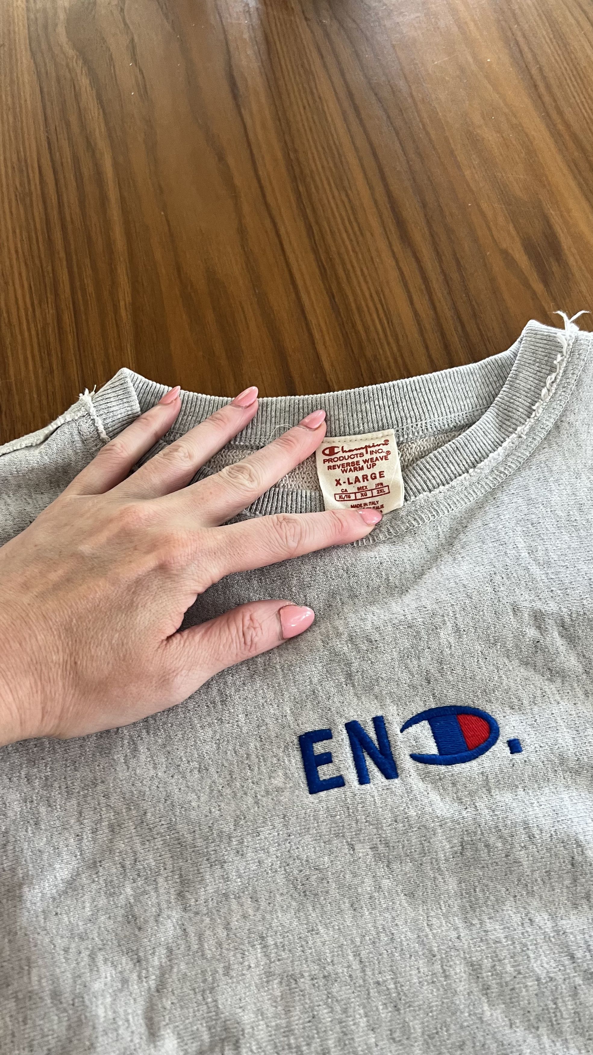 Champion END. X CHAMPION "FIFTH ANNIVERSARY" CREWNECK Size US XL / EU 56 / 4 - 5 Thumbnail