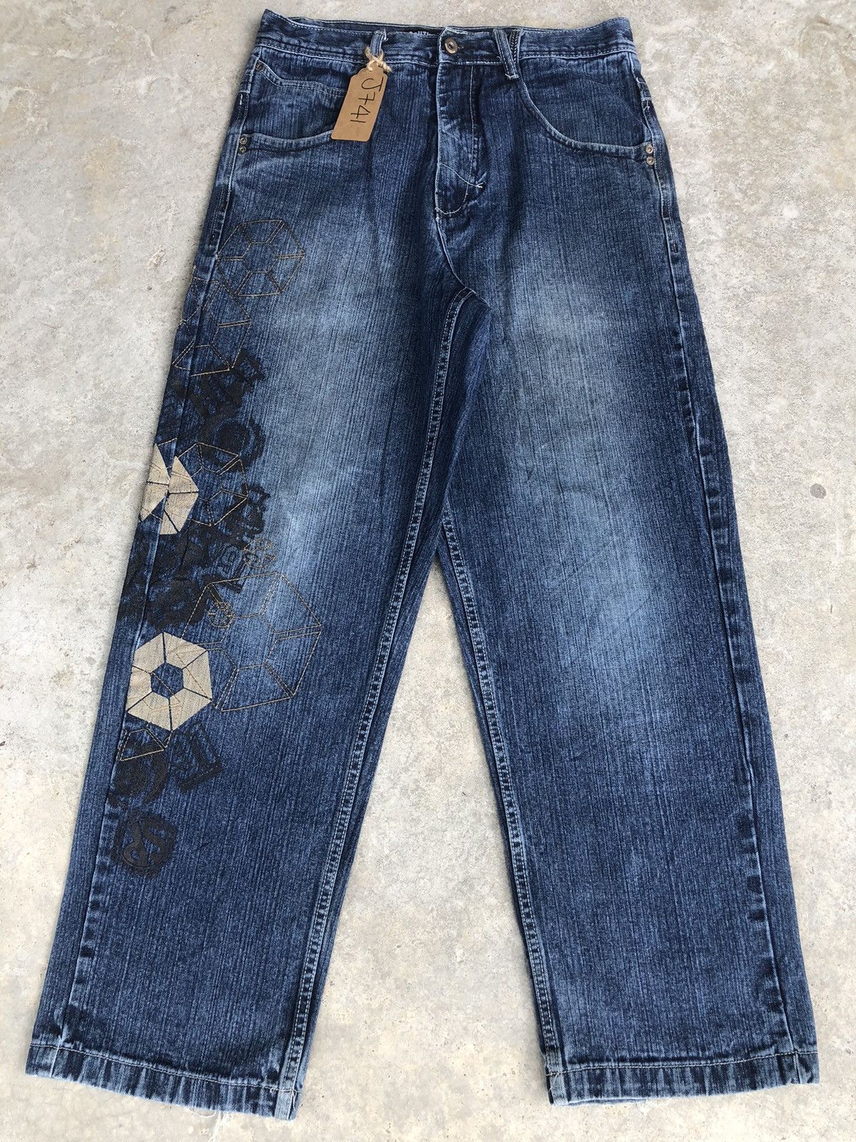 Southpole Vintage Southpole Embroidered Jeans Distressed Jeans Size US 32 / EU 48 - 1 Thumbnail