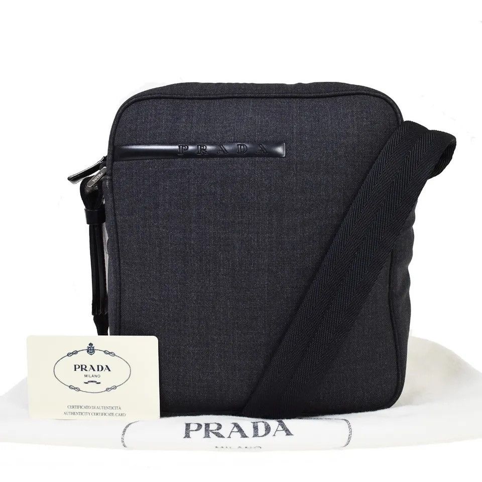 Authentic PRADA Logo Sport Shoulder Bag