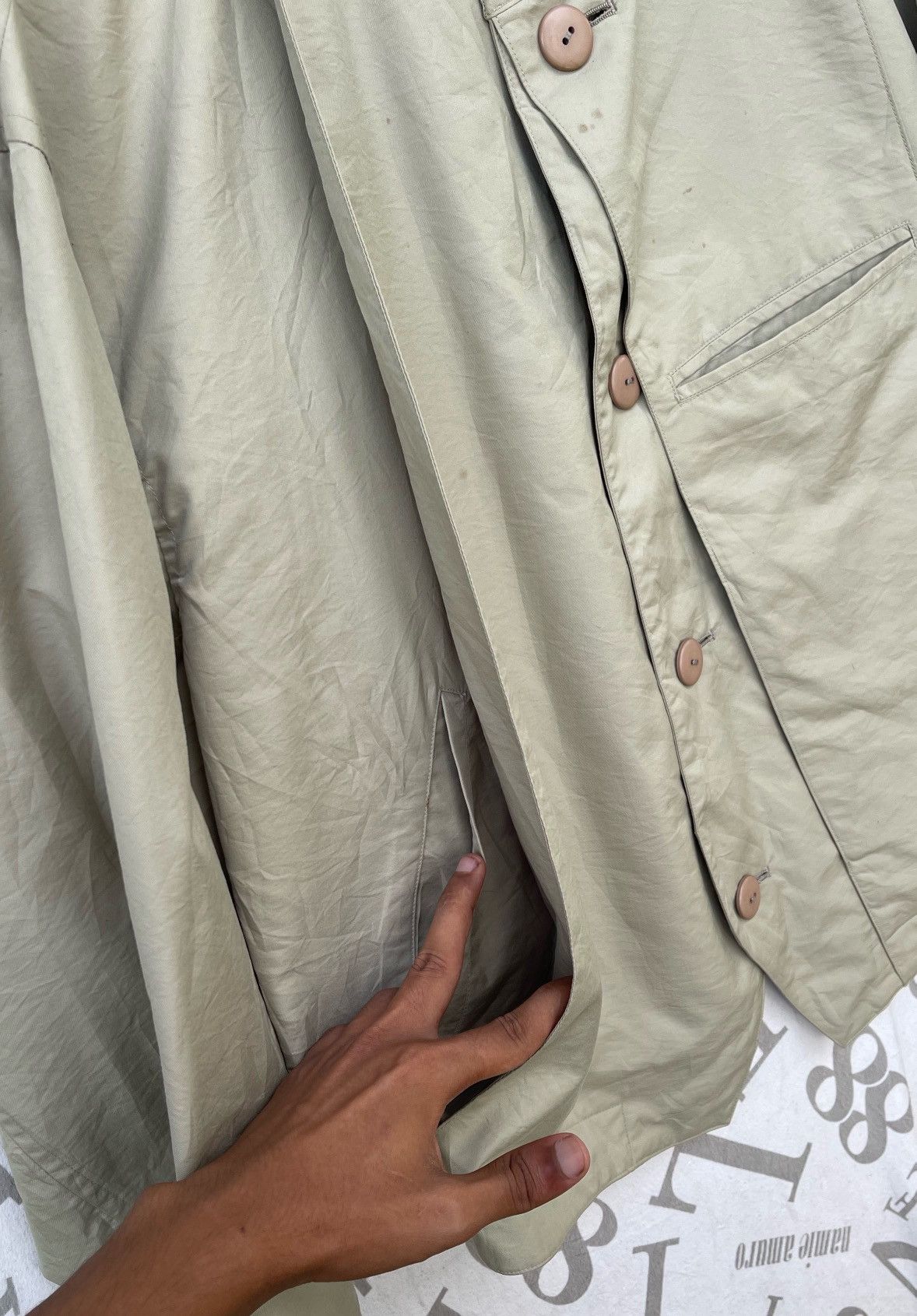 Issey Miyake 🔥S/S 1990 ISSEY MIYAKE BONDAGE POCKET BOMBER JACKET Size US L / EU 52-54 / 3 - 14 Thumbnail