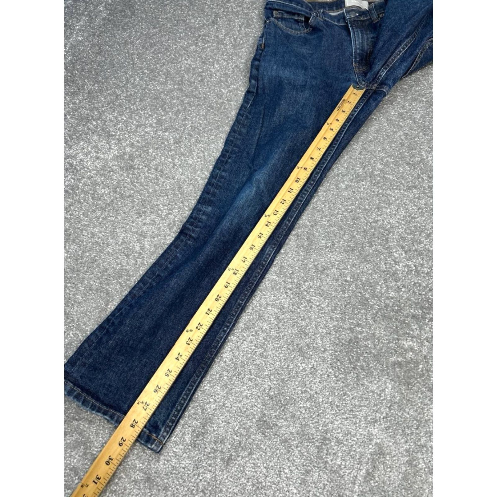 Everlane Everlane Jeans Mens 31 Blue Denim Cotton Stretch Low Rise Straight Leg 31x28 Vintage No Size US 31 - 5 Thumbnail