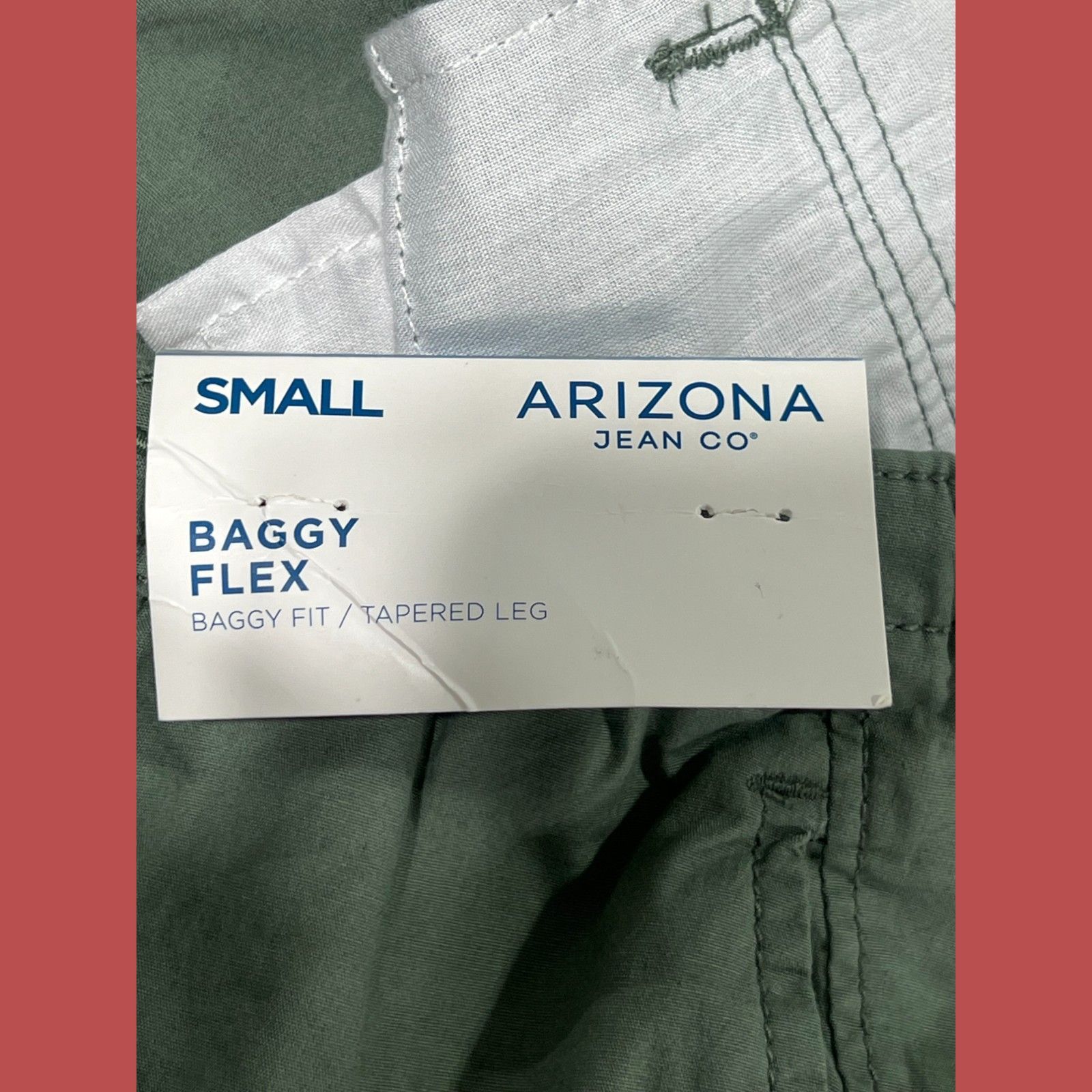 Arizona Jean Co. Arizona - Men's Drawstring Waist Baggy Fit Cargo Pant - Gree Size ONE SIZE - 13 Thumbnail