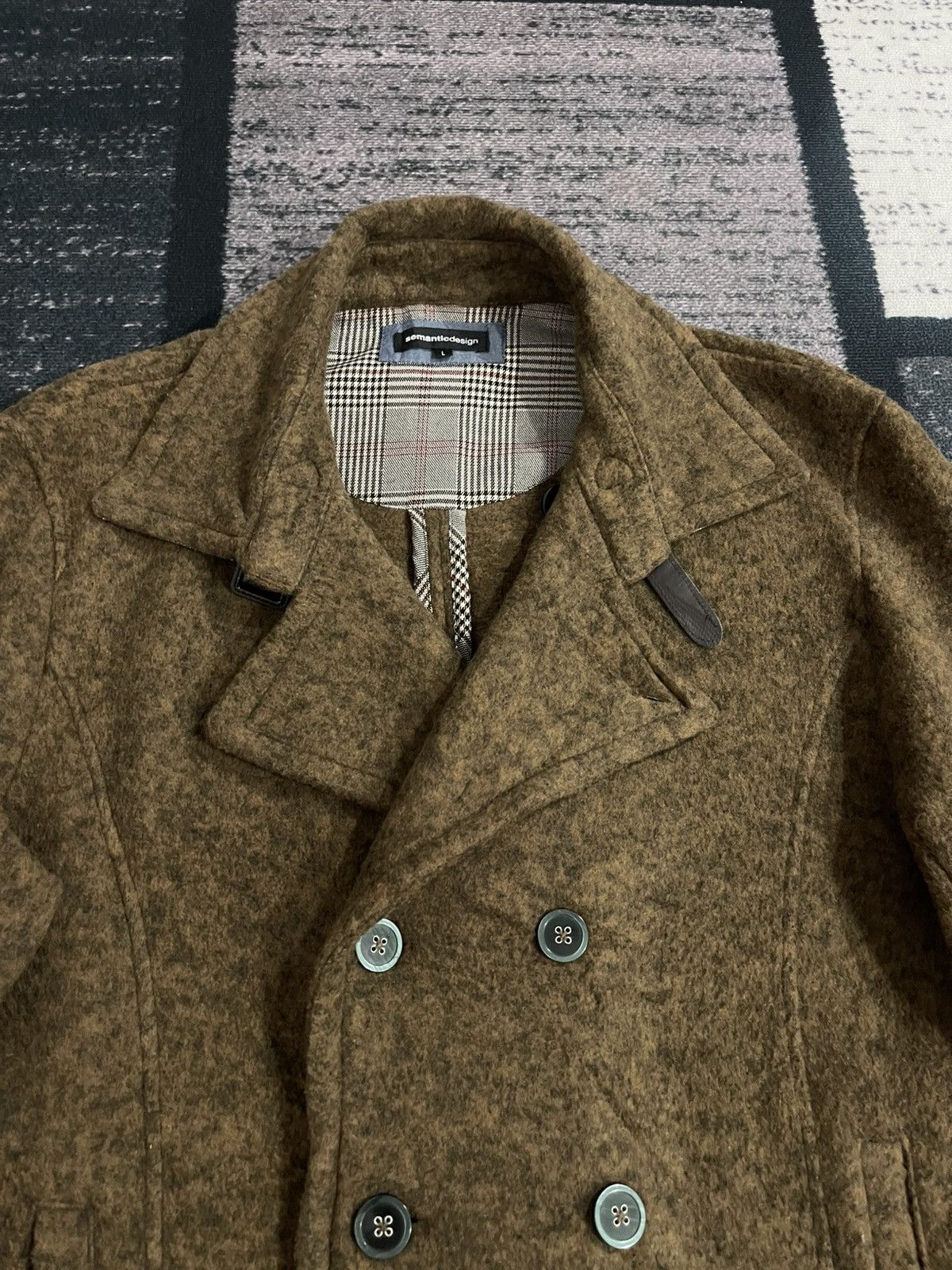 Japanese Brand × semanticdesign Semantic Design Double Breasted Jacket Size US L / EU 52-54 / 3 - 8 Thumbnail