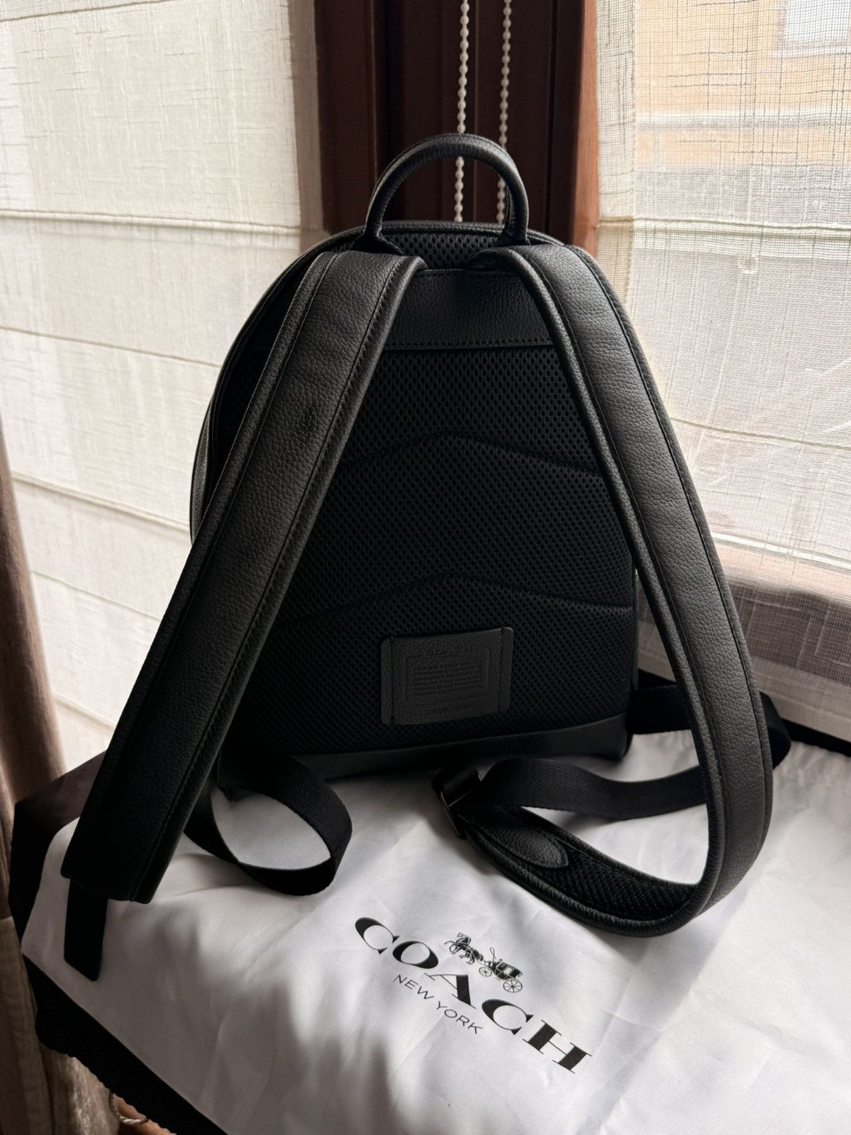 Coach Coach Charter Backpack in Signature Embossed Leather Size ONE SIZE - 5 Thumbnail