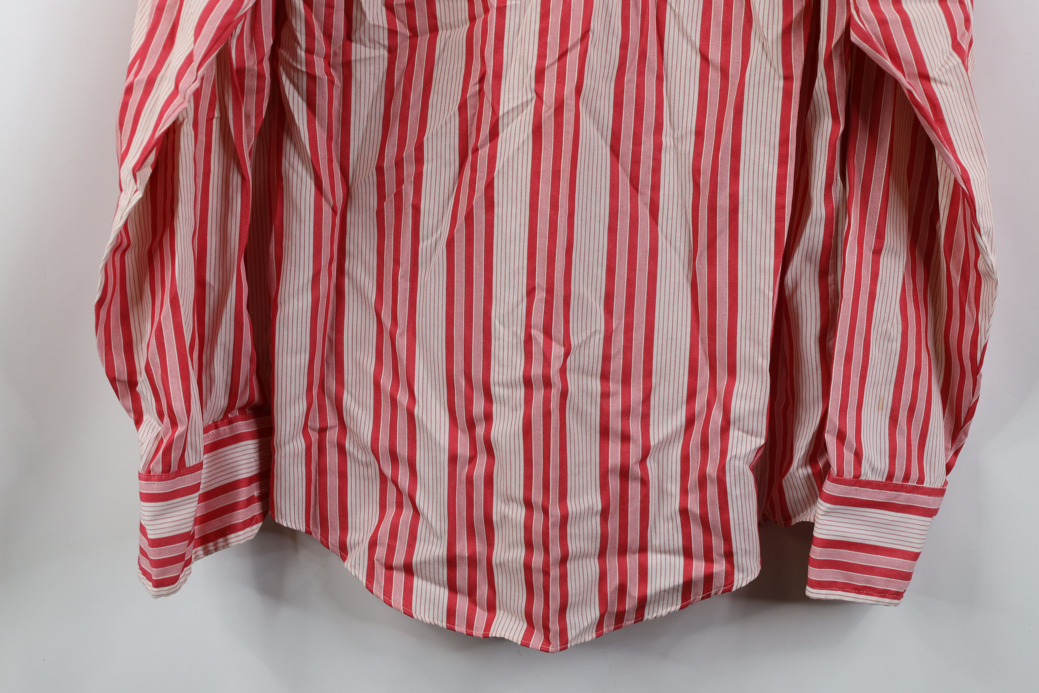 Vintage Vintage 50s 60s Streetwear Collar Striped Button Shirt USA Size US M / EU 48-50 / 2 - 13 Thumbnail