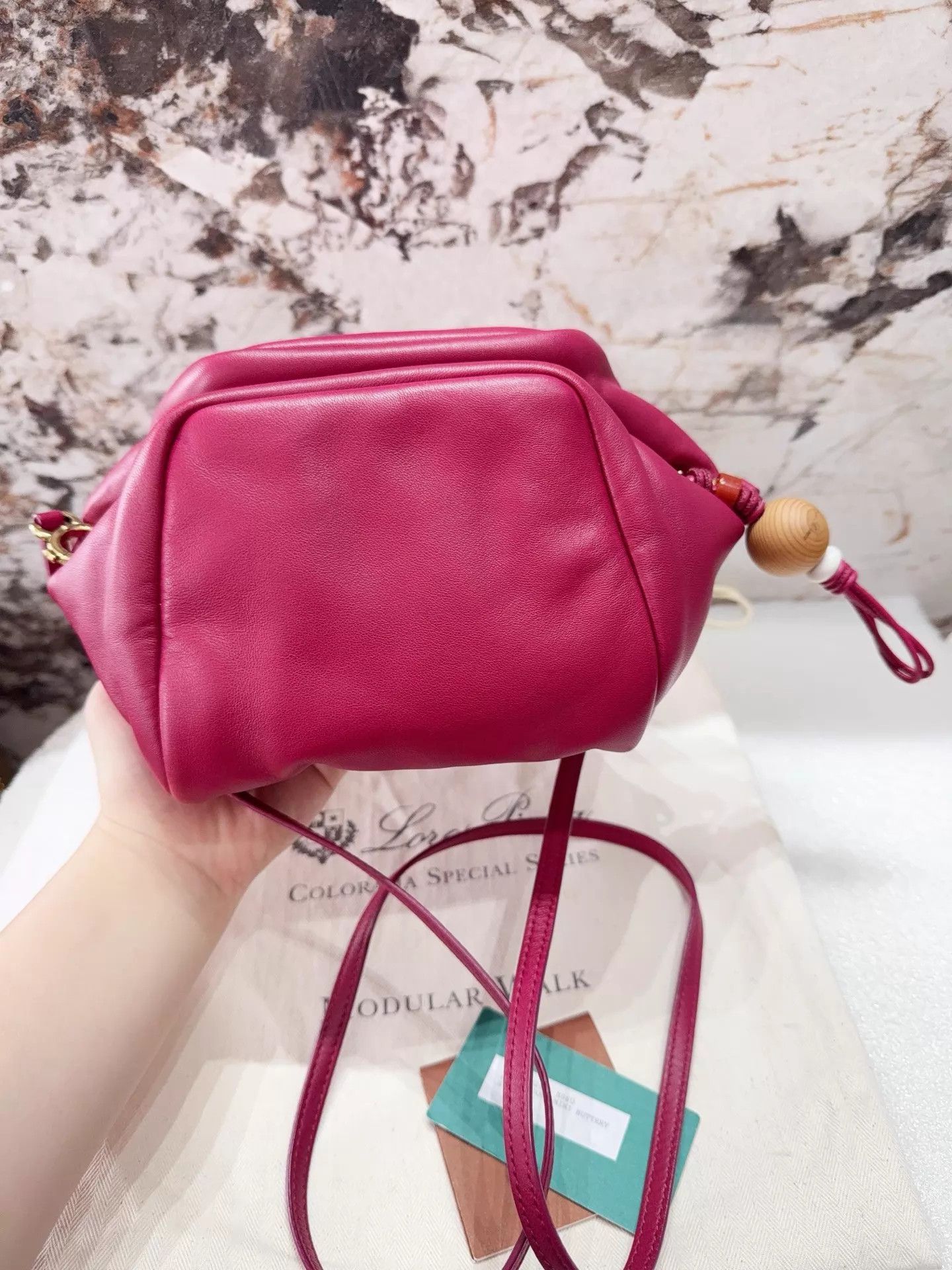 Loro Piana Loro Piana Cloud Puff Bag Sheepskin Size ONE SIZE - 8 Thumbnail
