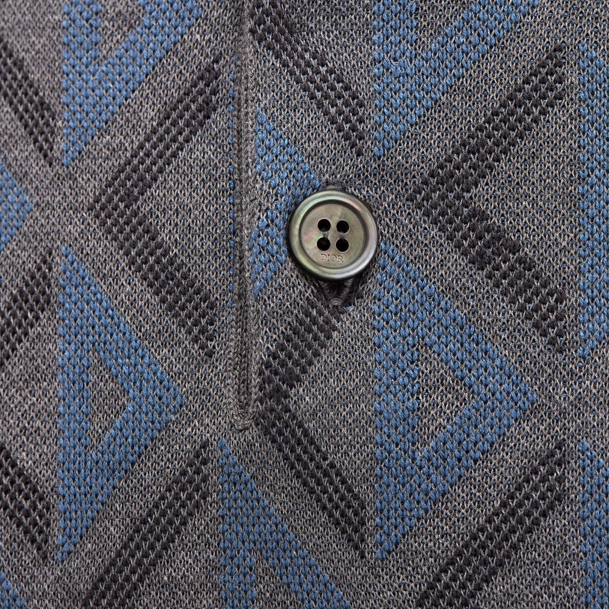 Dior o1bcso1str0125 Regular-Fit Polo Shirt in Navy Blue Size US L / EU 52-54 / 3 - 3 Thumbnail