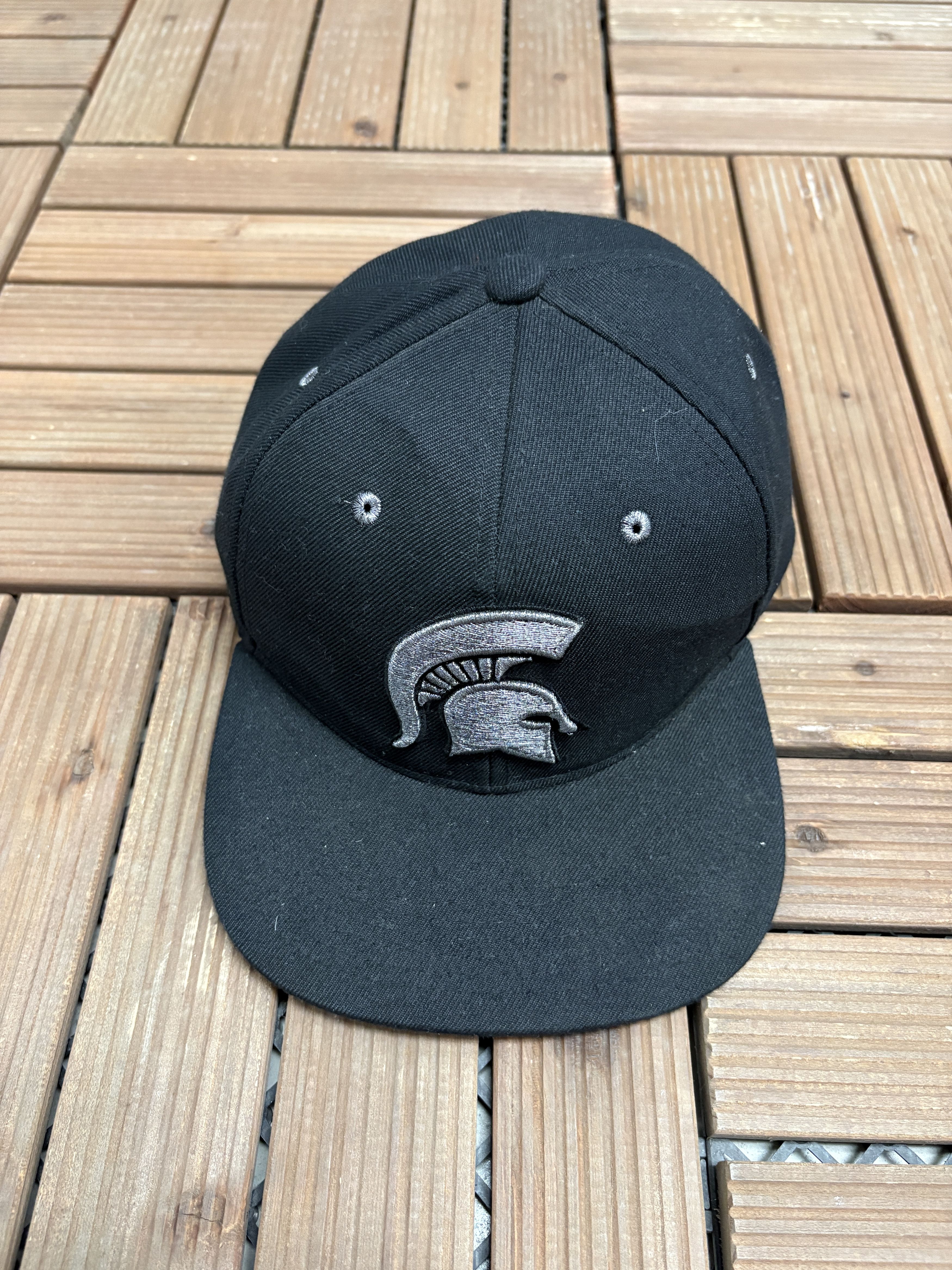 Zephyr Michigan State Spartans Vintage Black Snap Back Hat Cap Size ONE SIZE - 2 Thumbnail