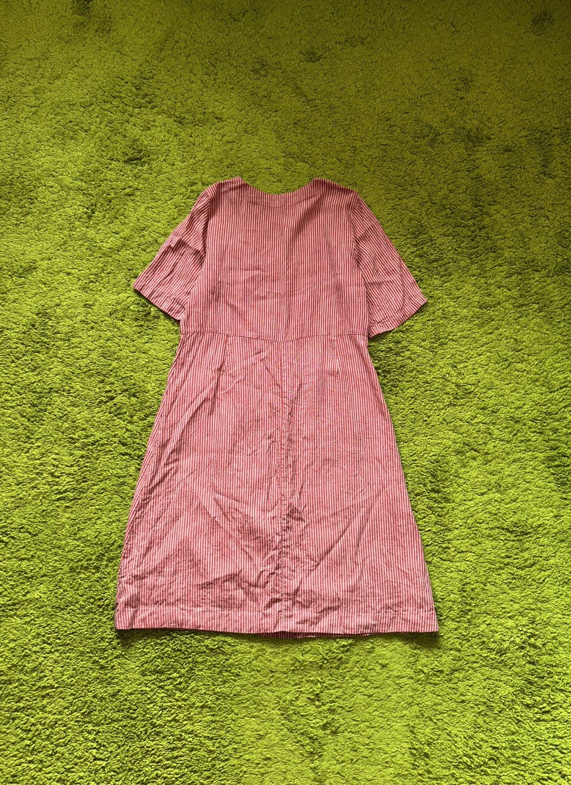 no wrinkle linen dress Laurel Linen Dress Fog (L/14) main image 1