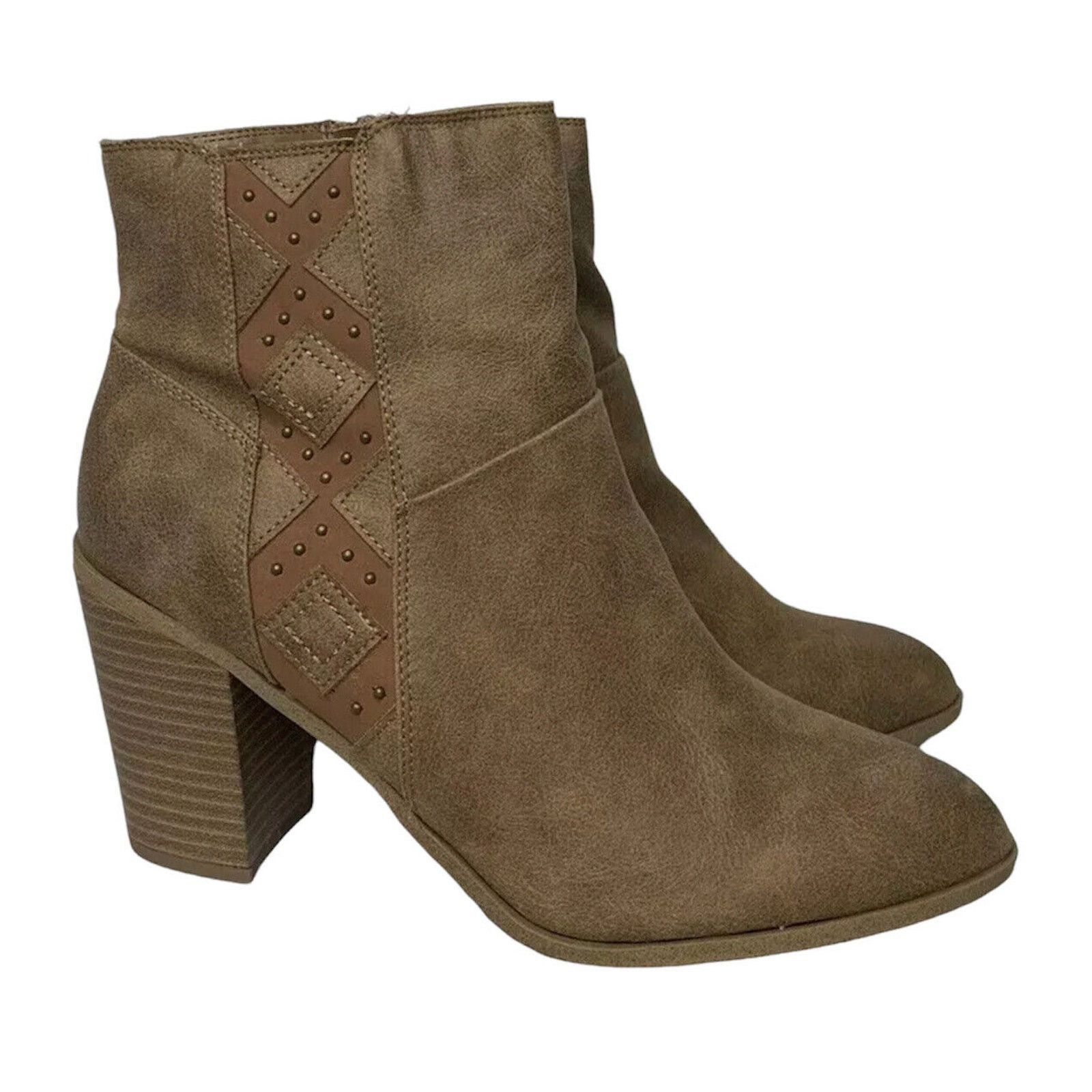 Other Fergalicious Fergie Garcia Tan Brown Ankle Booties 11 Size US 11 / IT 41 - 1 Thumbnail