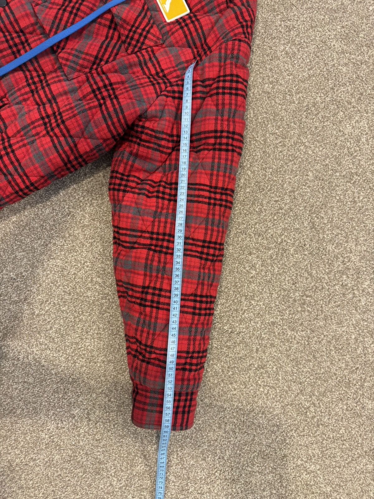 Off-White OFF-WHITE RED HOODED FLANNEL JACKET Size US S / EU 44-46 / 1 - 9 Thumbnail