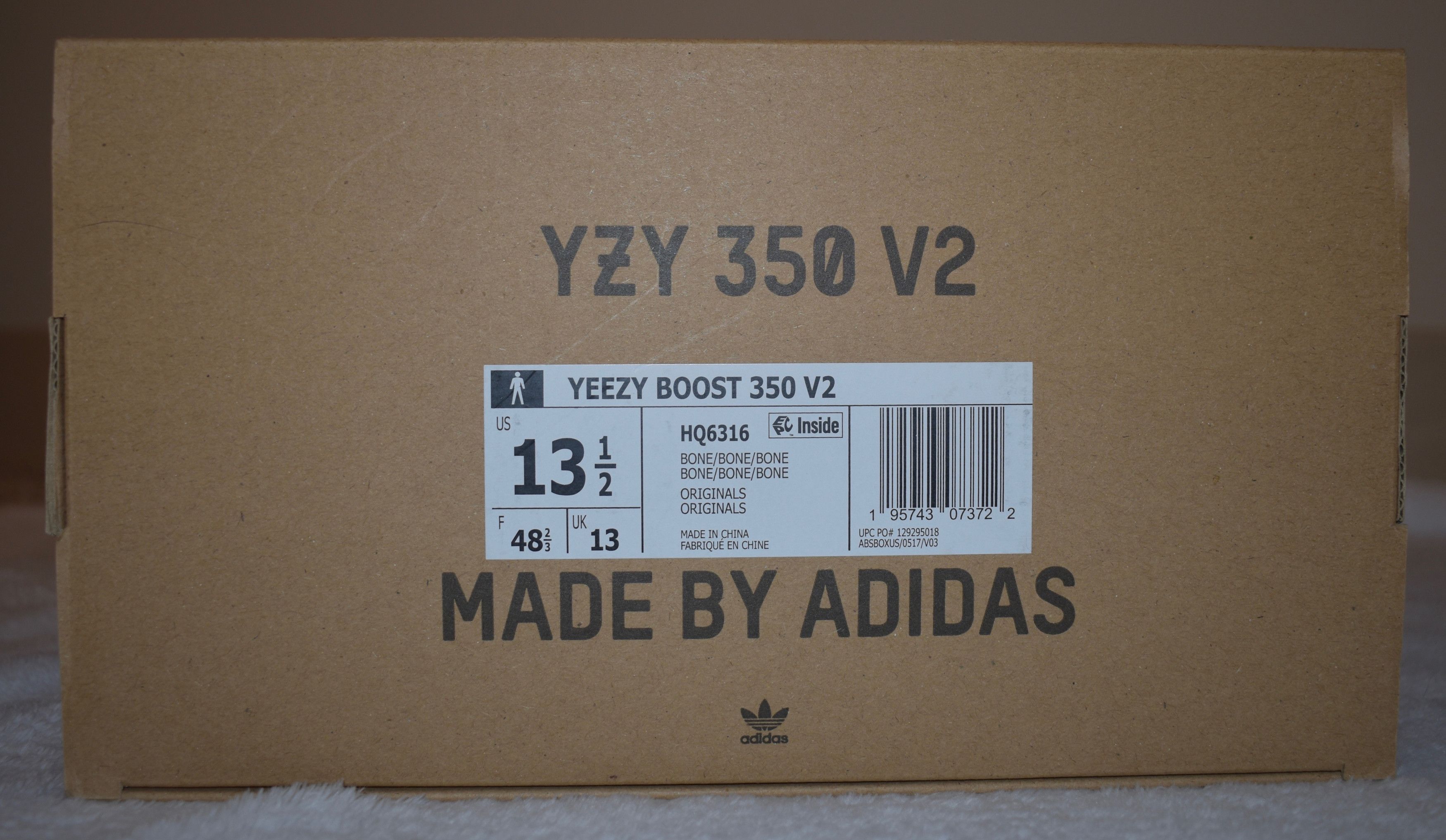 Yeezy Yeezy Boost 350 V2 “Bone” Men’s Size 13.5 – Excellent Size US 13 / EU 46 - 8 Thumbnail